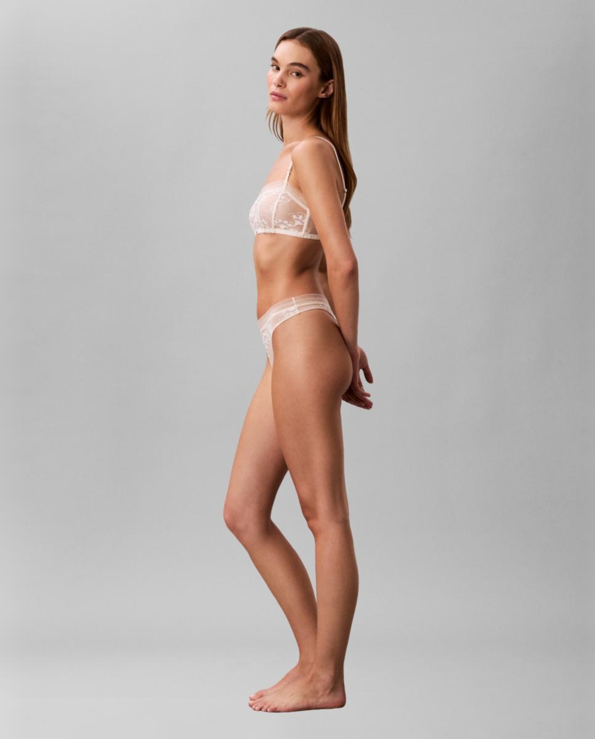 Tanga de Renda CK Black Bridal Branco-4