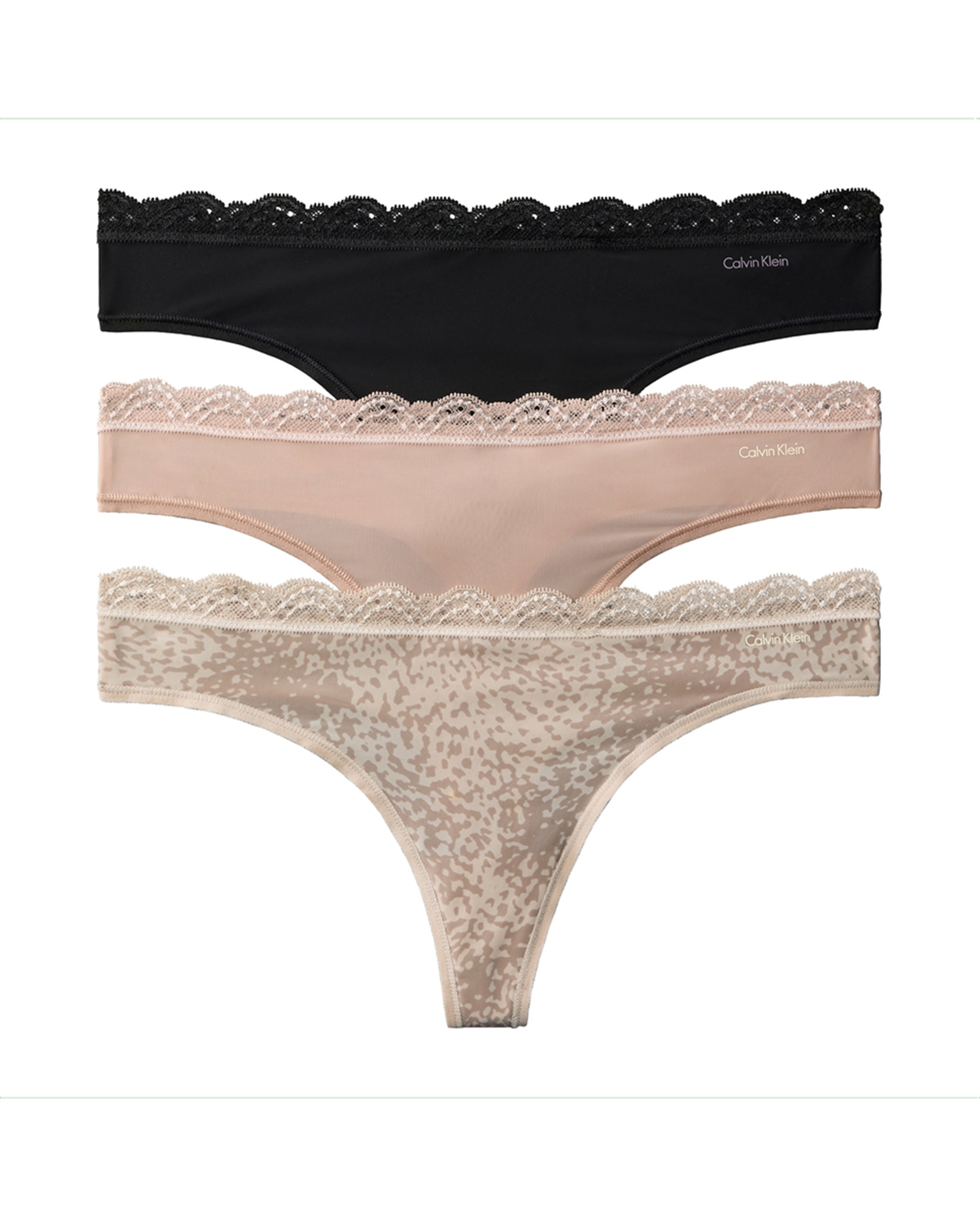 Pack de 3 Tangas Micro Stretch W Lace Multicolor-6