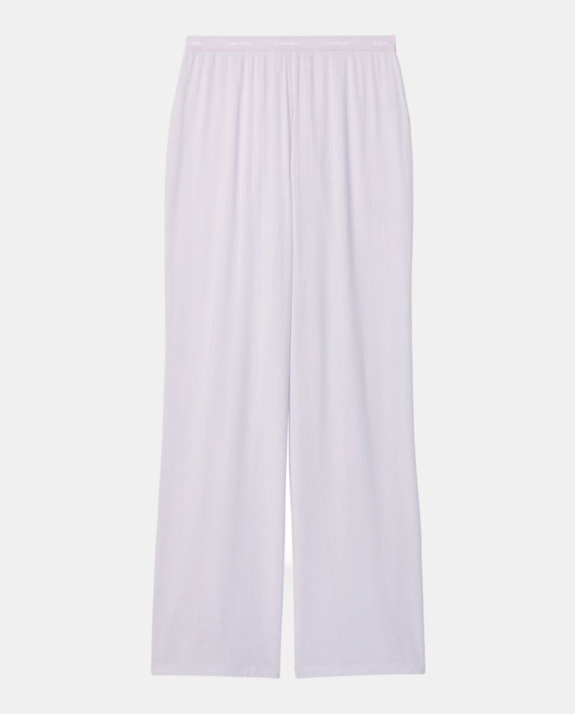 Calças de Pijama de Modal Roxo-5
