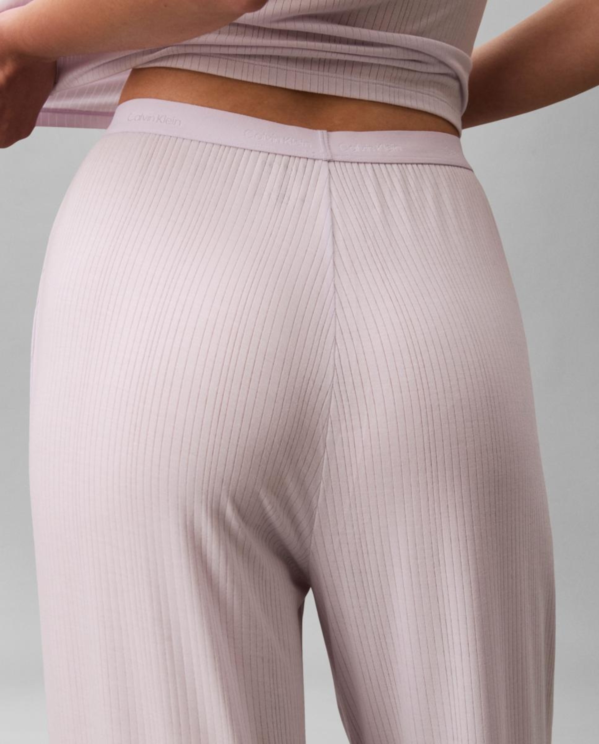 Calças de Pijama de Modal Roxo-4