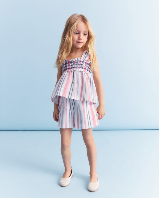 Imagem 0 de Calções às Riscas de Fio Metalizado