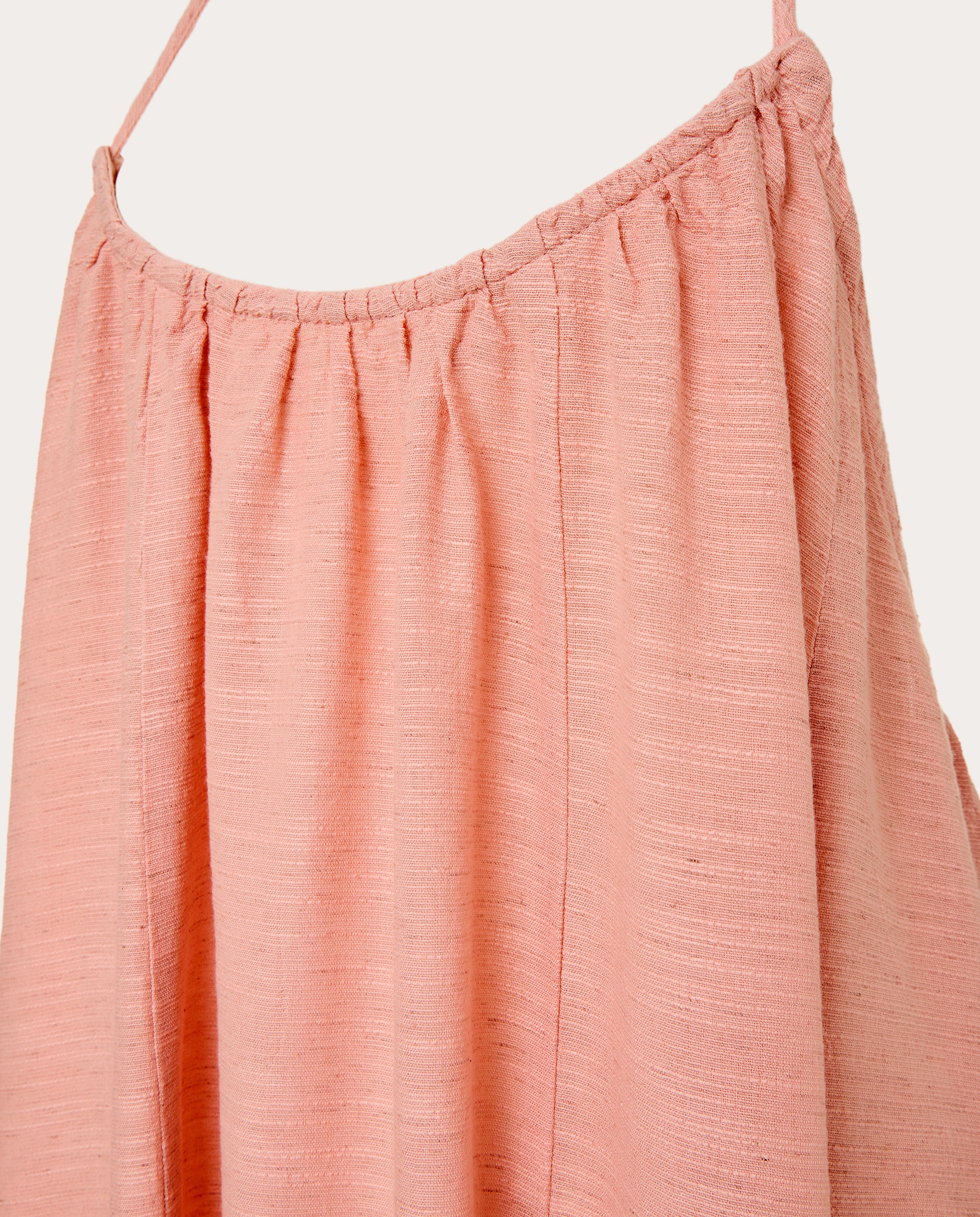 Kaftan Comprido de Algodão Laranja-3