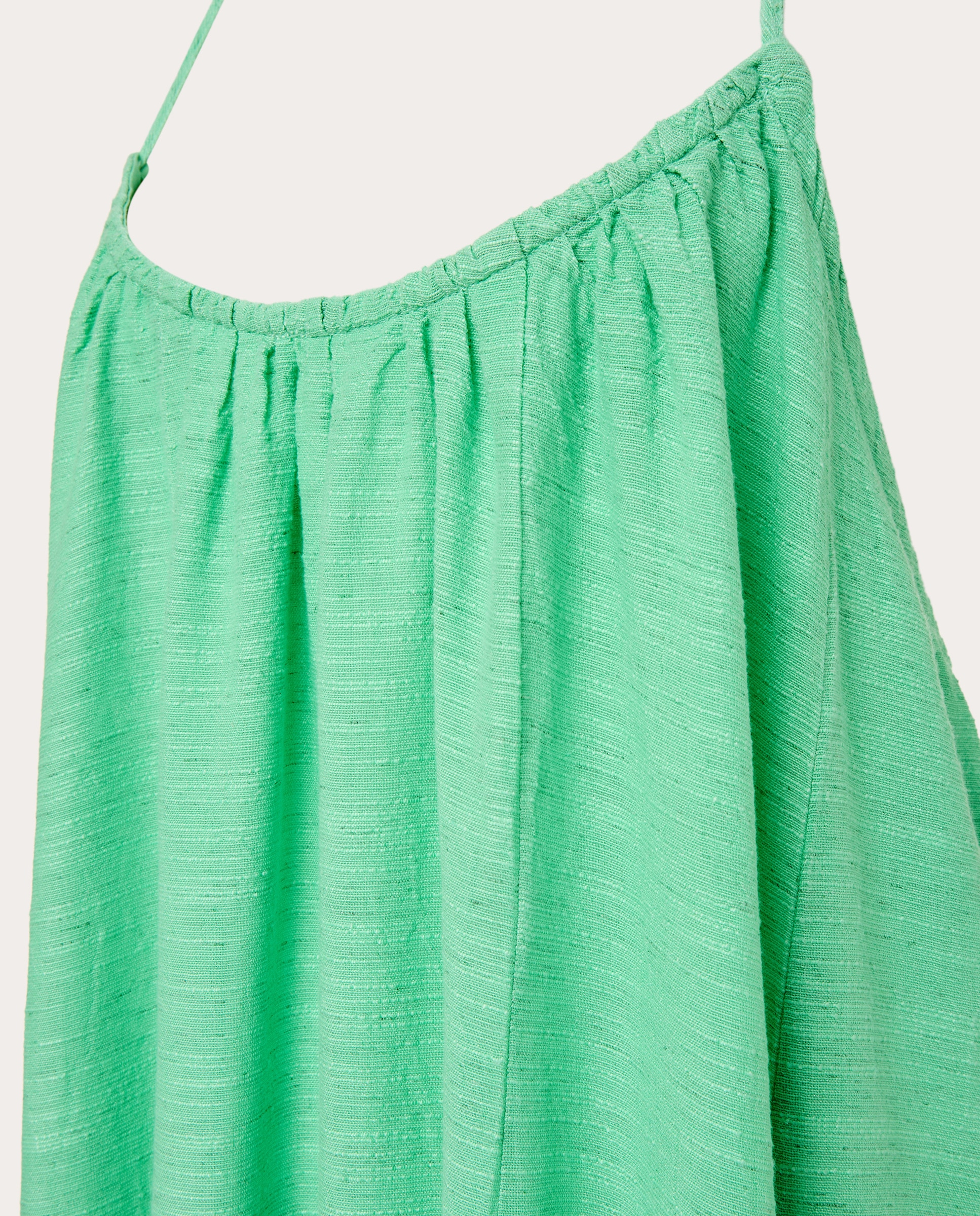 Kaftan Comprido de Algodão Verde-3