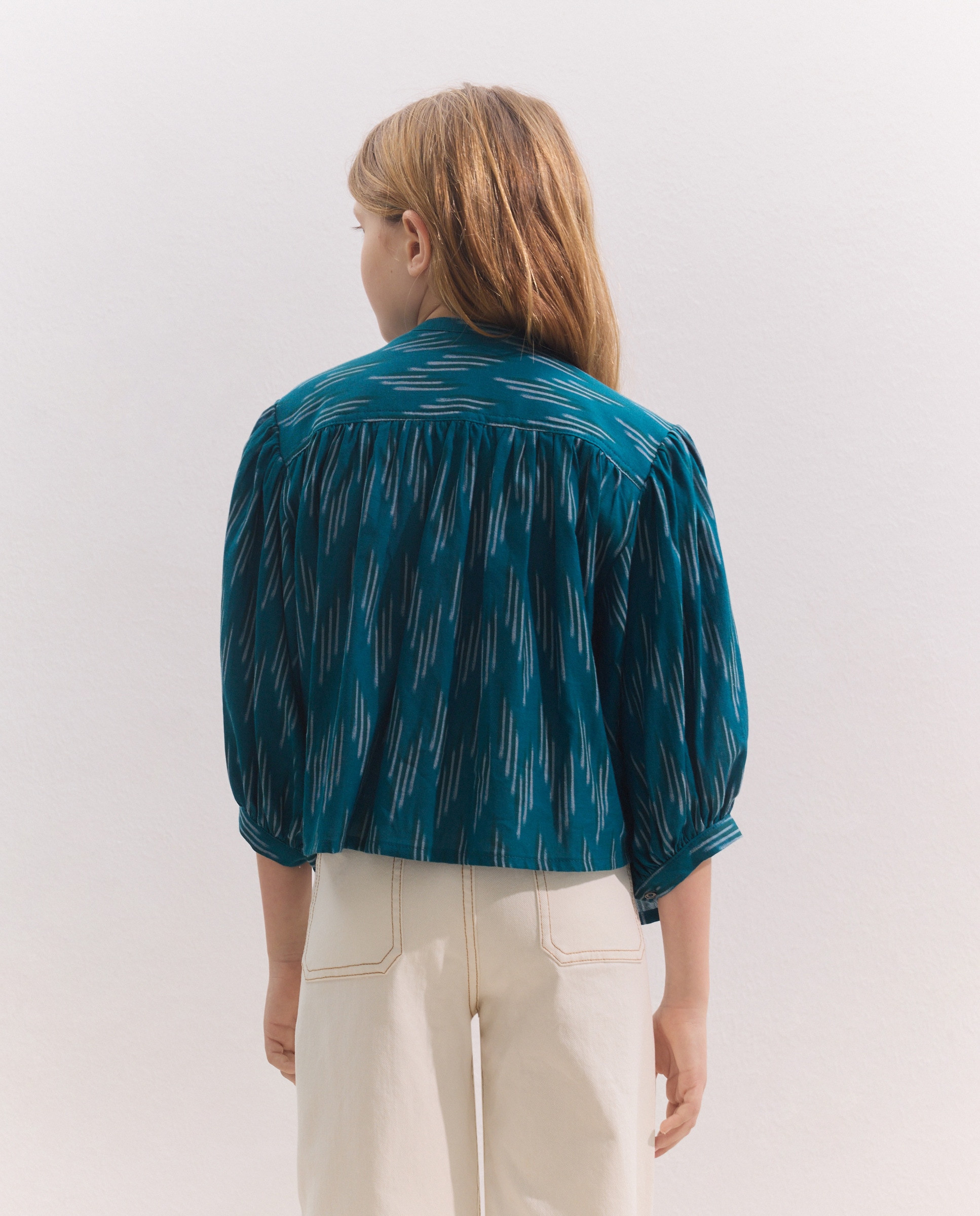 Blusa de Manga Curta com Estampado de Fantasia Coconut El Corte Inglés Azul-3