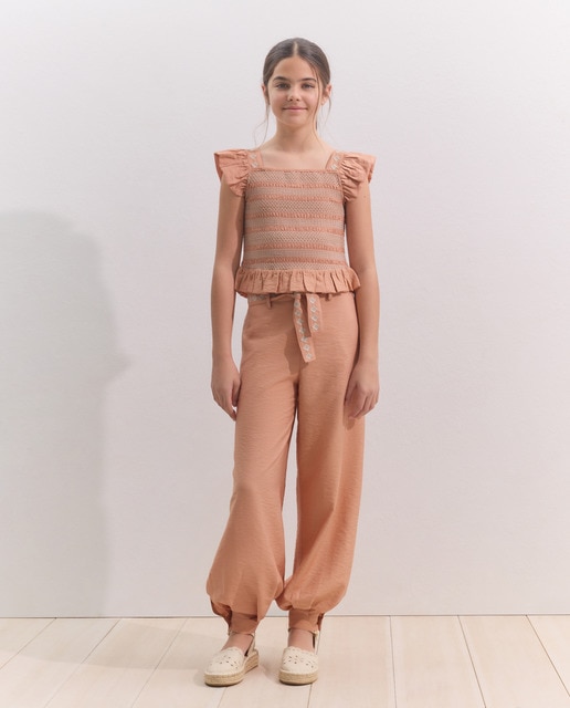 Imagem 0 de Calças Carrot com Cinto