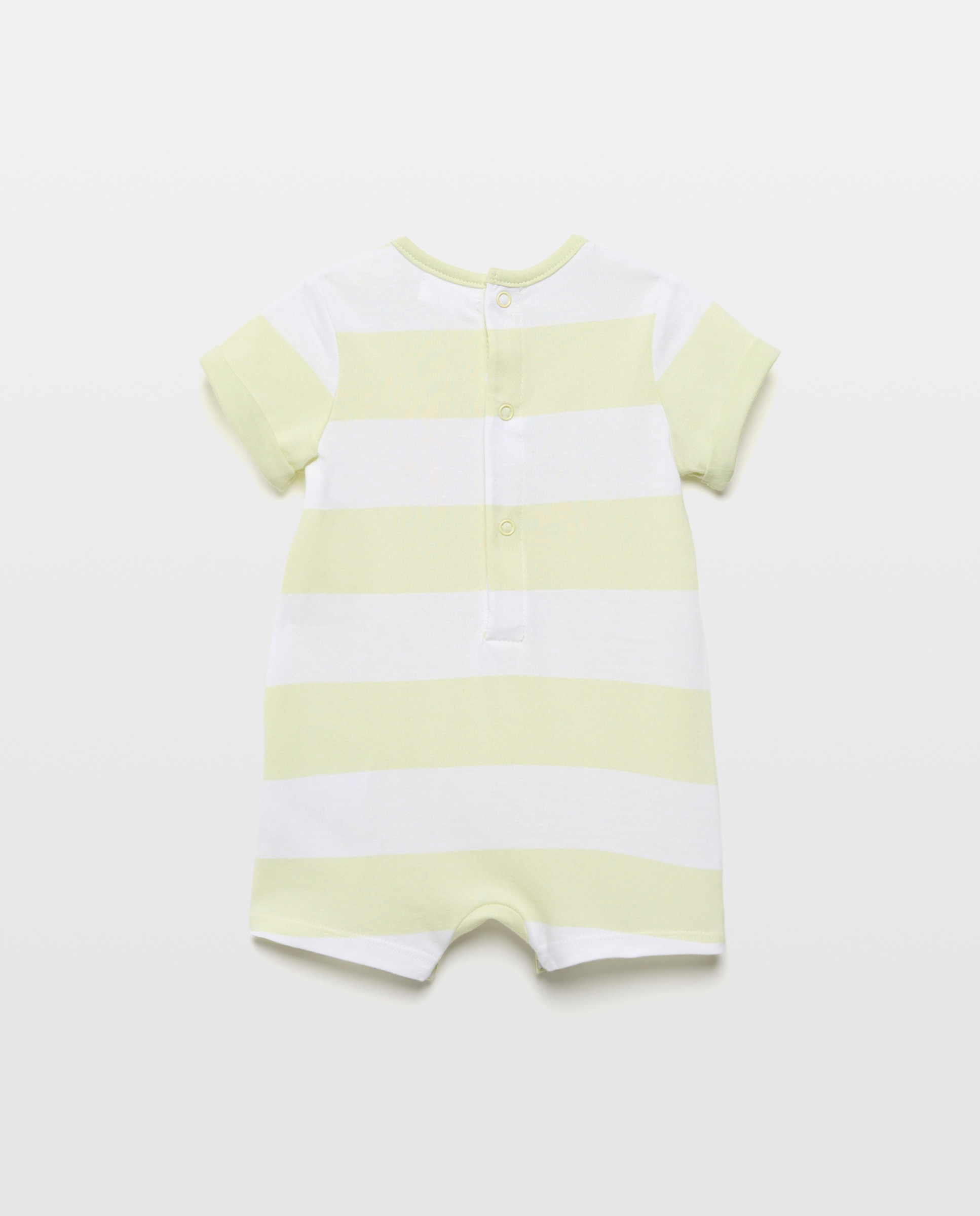Babygrow curto de bebé Cotton Juice Verde-2