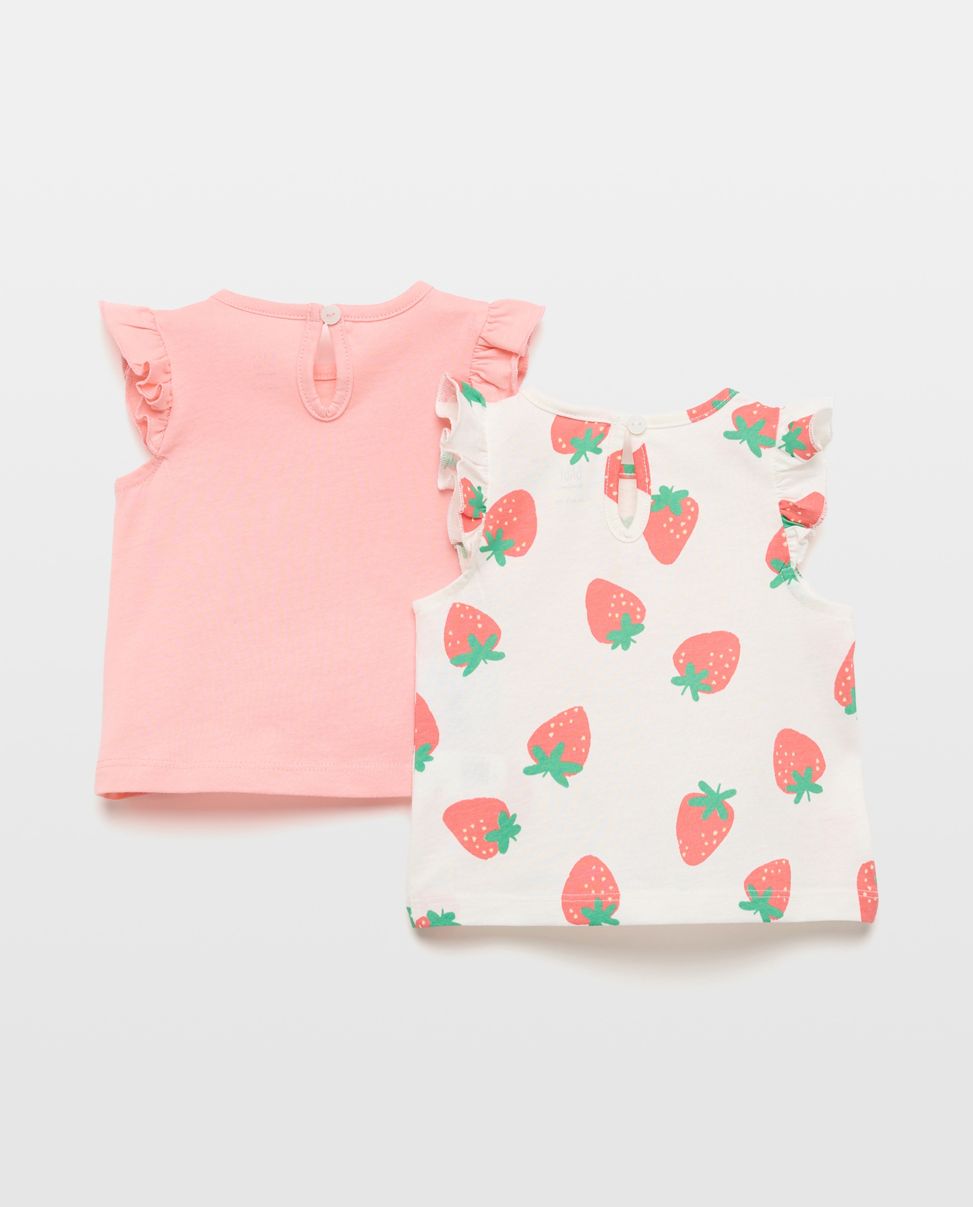 Pack de T-shirts sem Mangas de Bebé com Fantasia Baby El Corte Inglés Branco-2