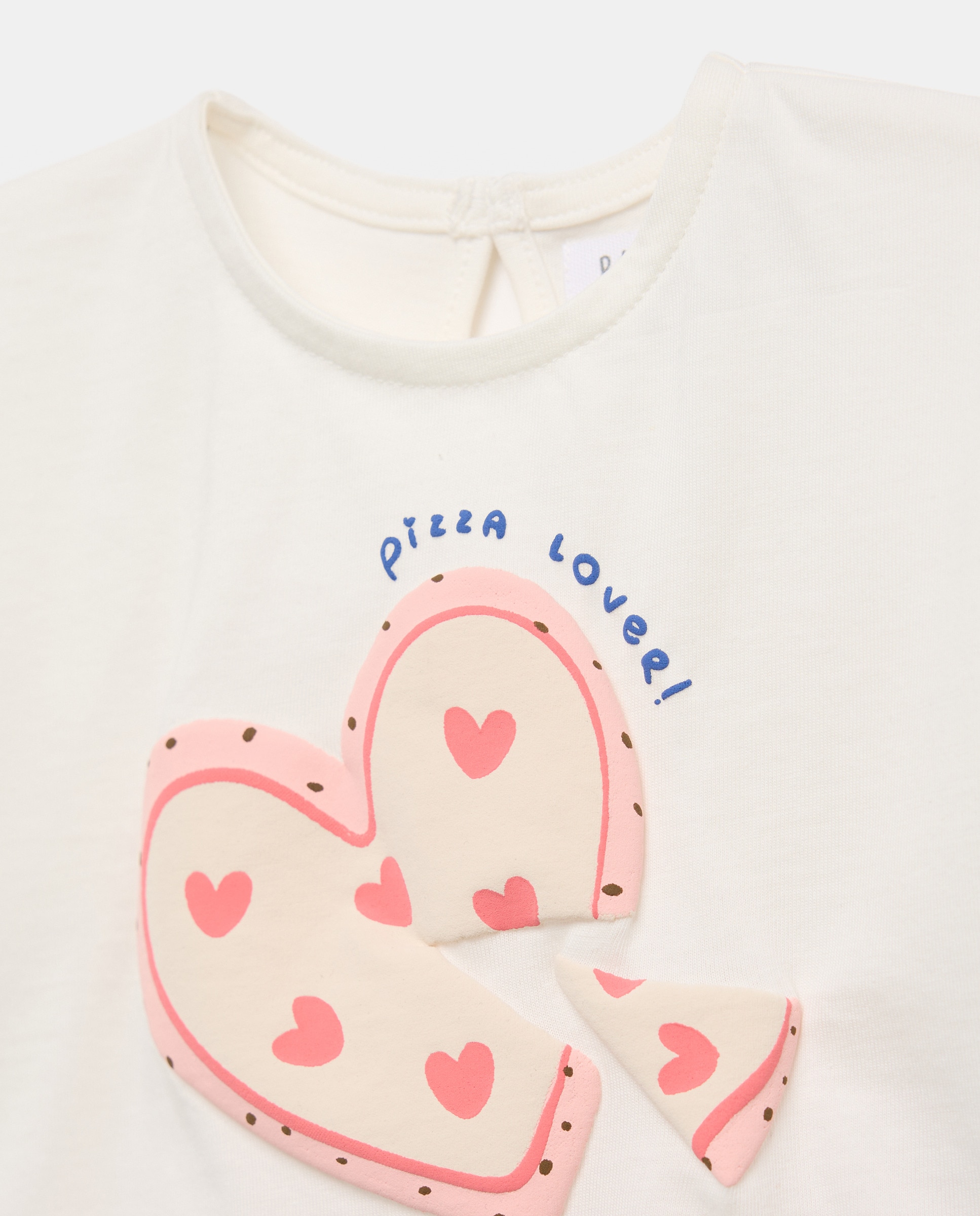 Conjunto de 2 Peças Curto Circular de Bebé Baby El Corte Inglés Branco-3