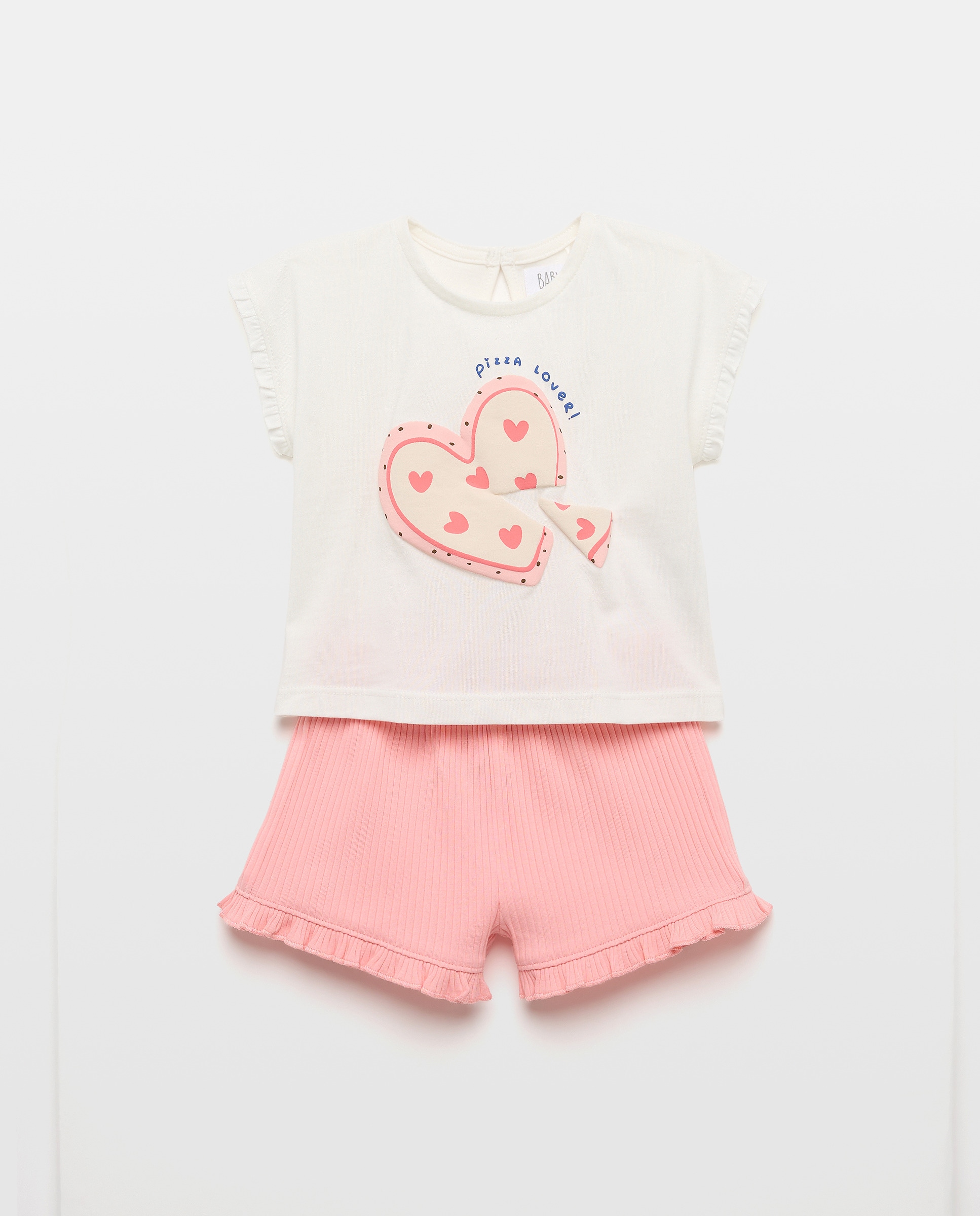 Imagem 0 de Conjunto de 2 Peças Curto Circular de Bebé