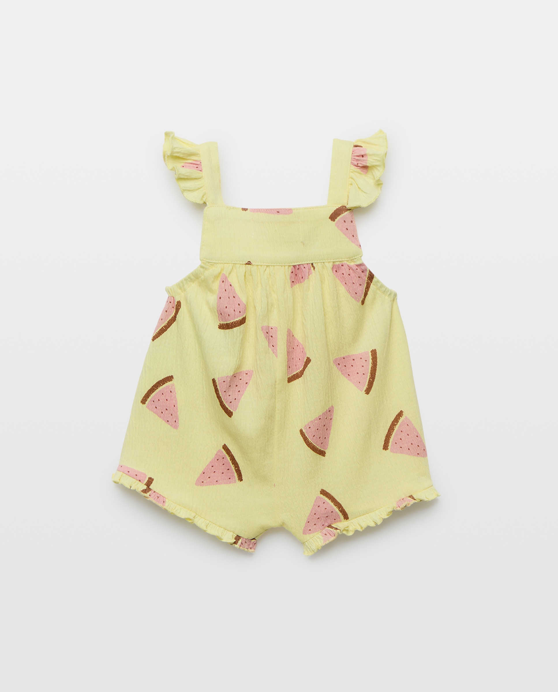 Macacão Curto de Bebé Baby El Corte Inglés Amarelo-2