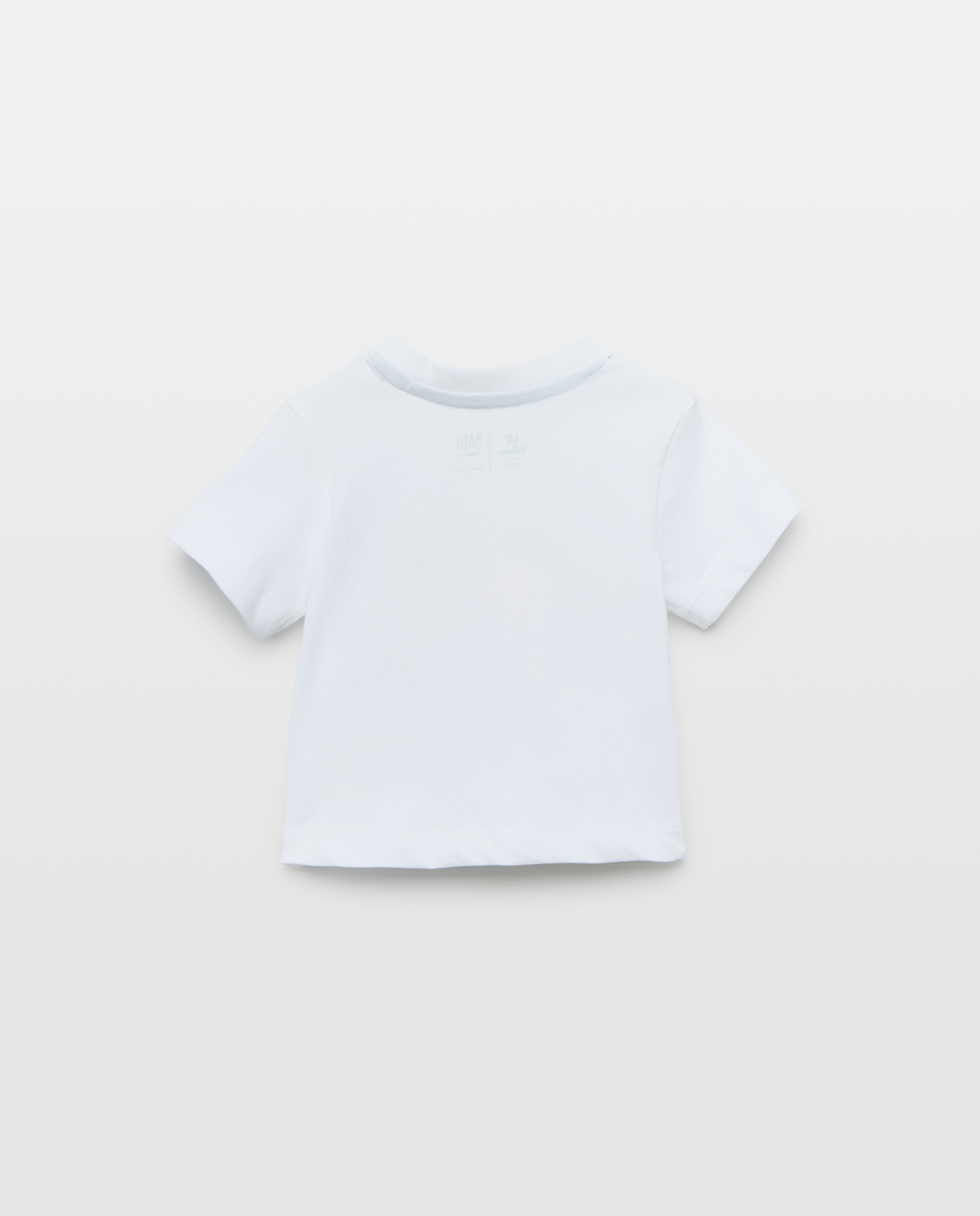 T-shirt de Manga Curta Lilo e Stitch de Bebé Branco-2