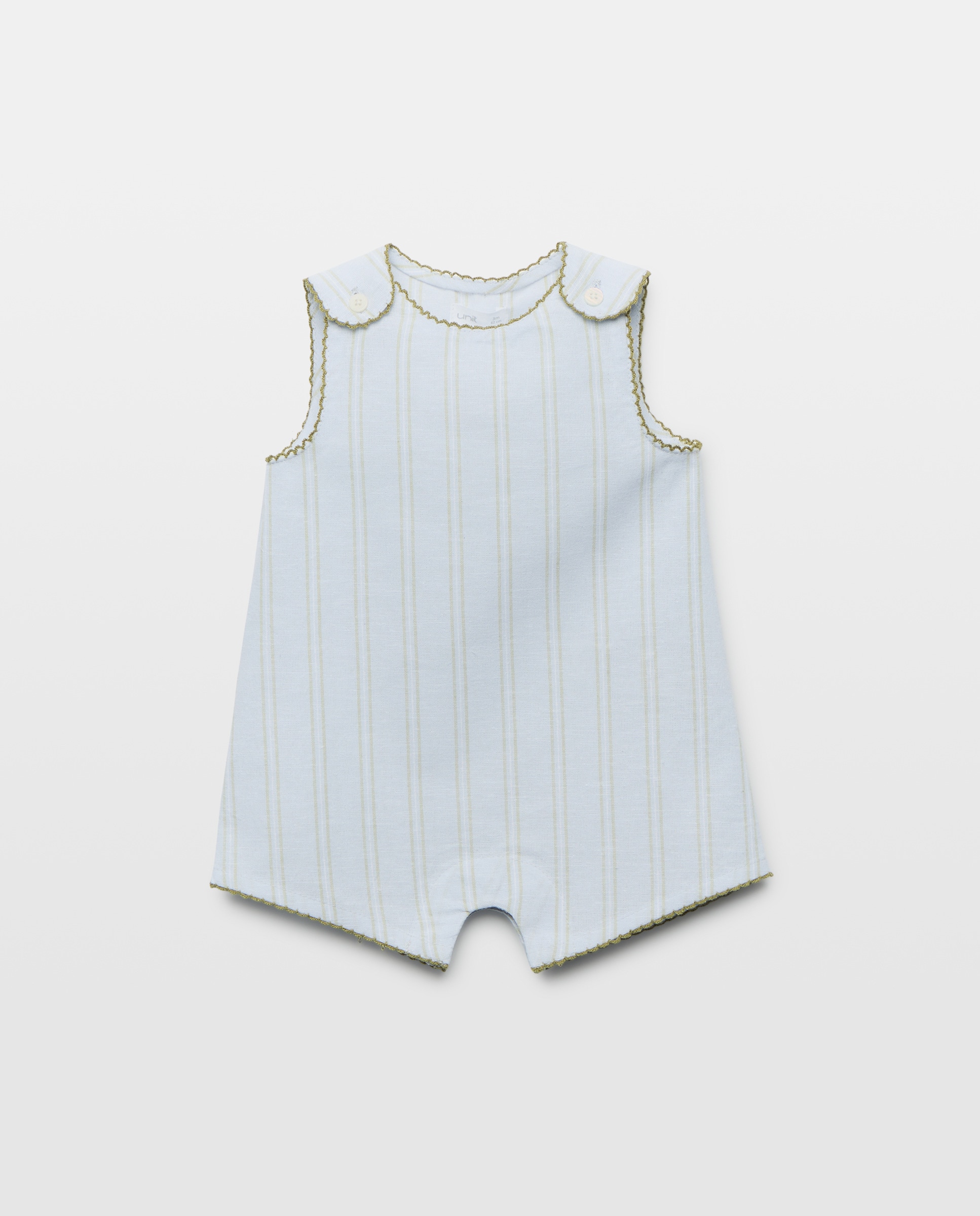 Imagen 0 de Pijama de bebé de lino sin mangas