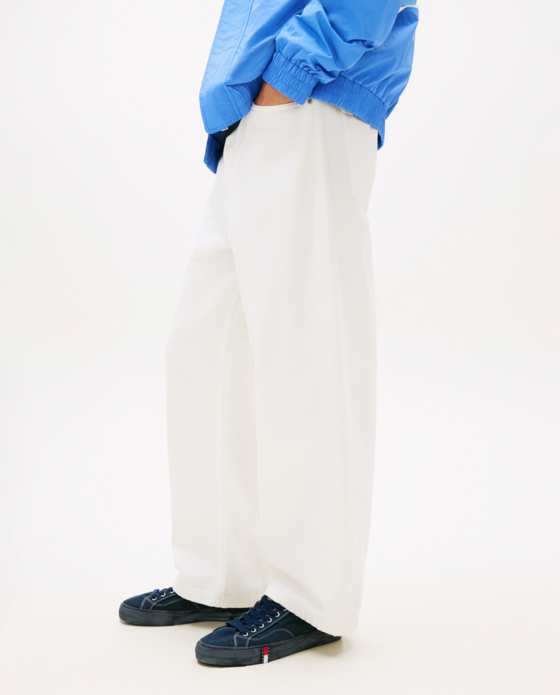 Jeans Theo Baggy Fit Branco-5
