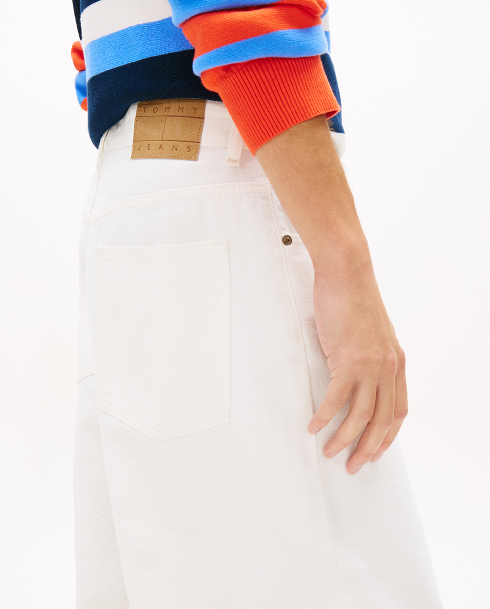Jeans Theo Baggy Fit Branco-4