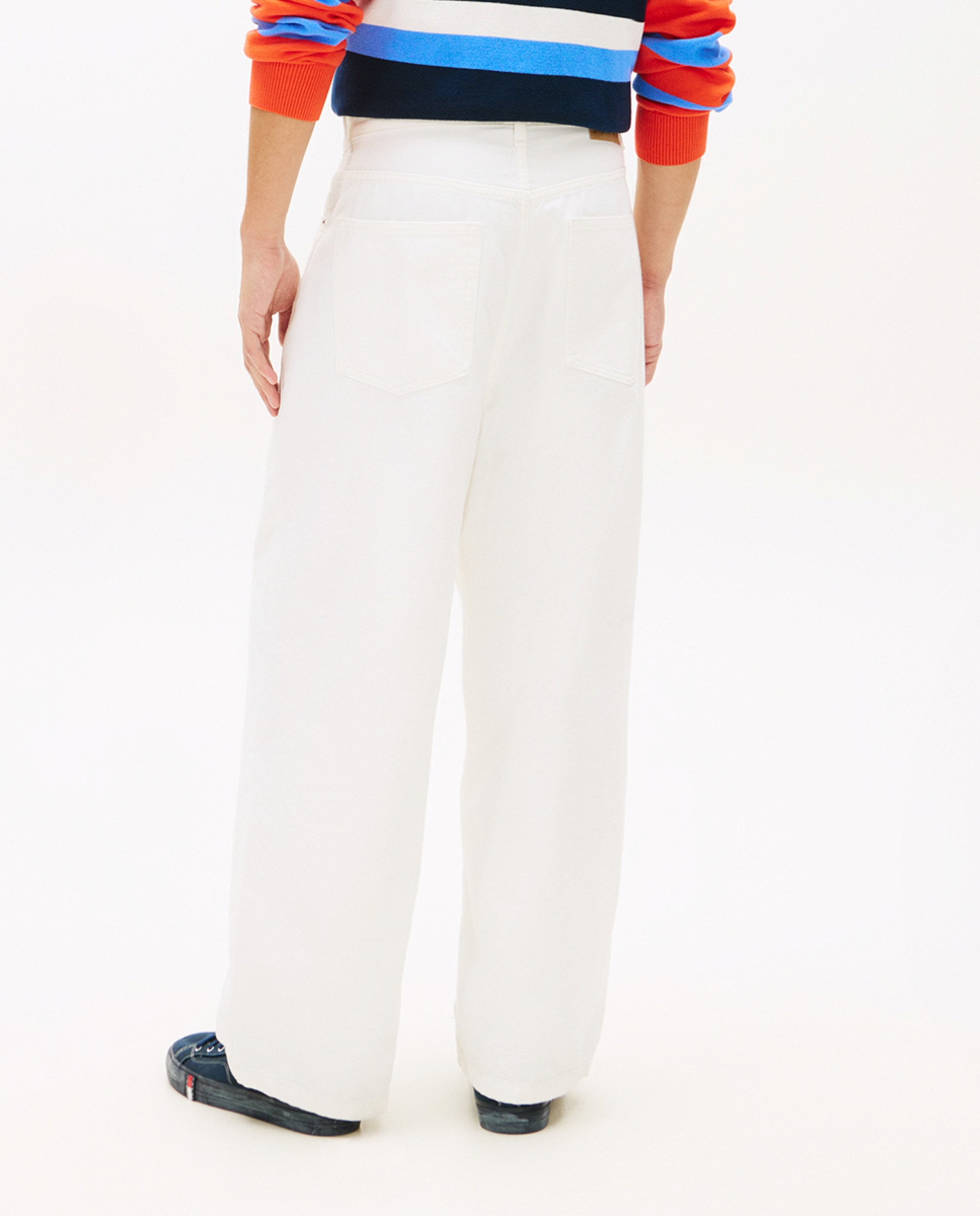 Jeans Theo Baggy Fit Branco-3