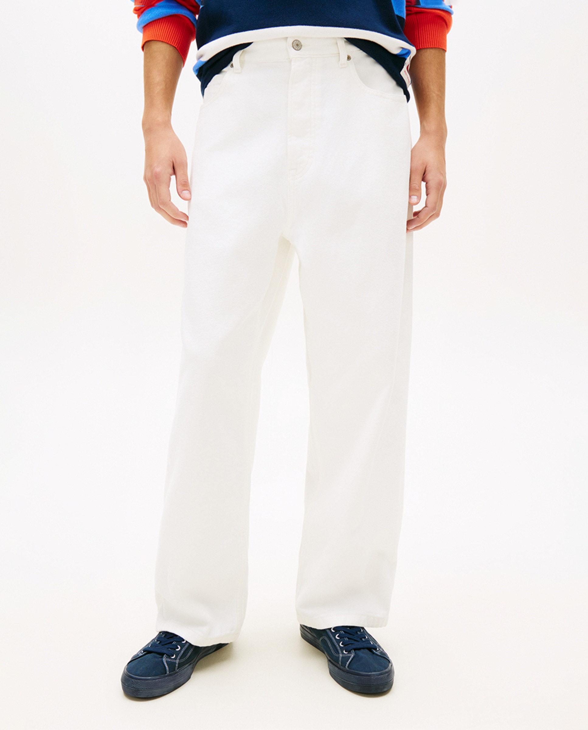 Jeans Theo Baggy Fit Branco-2