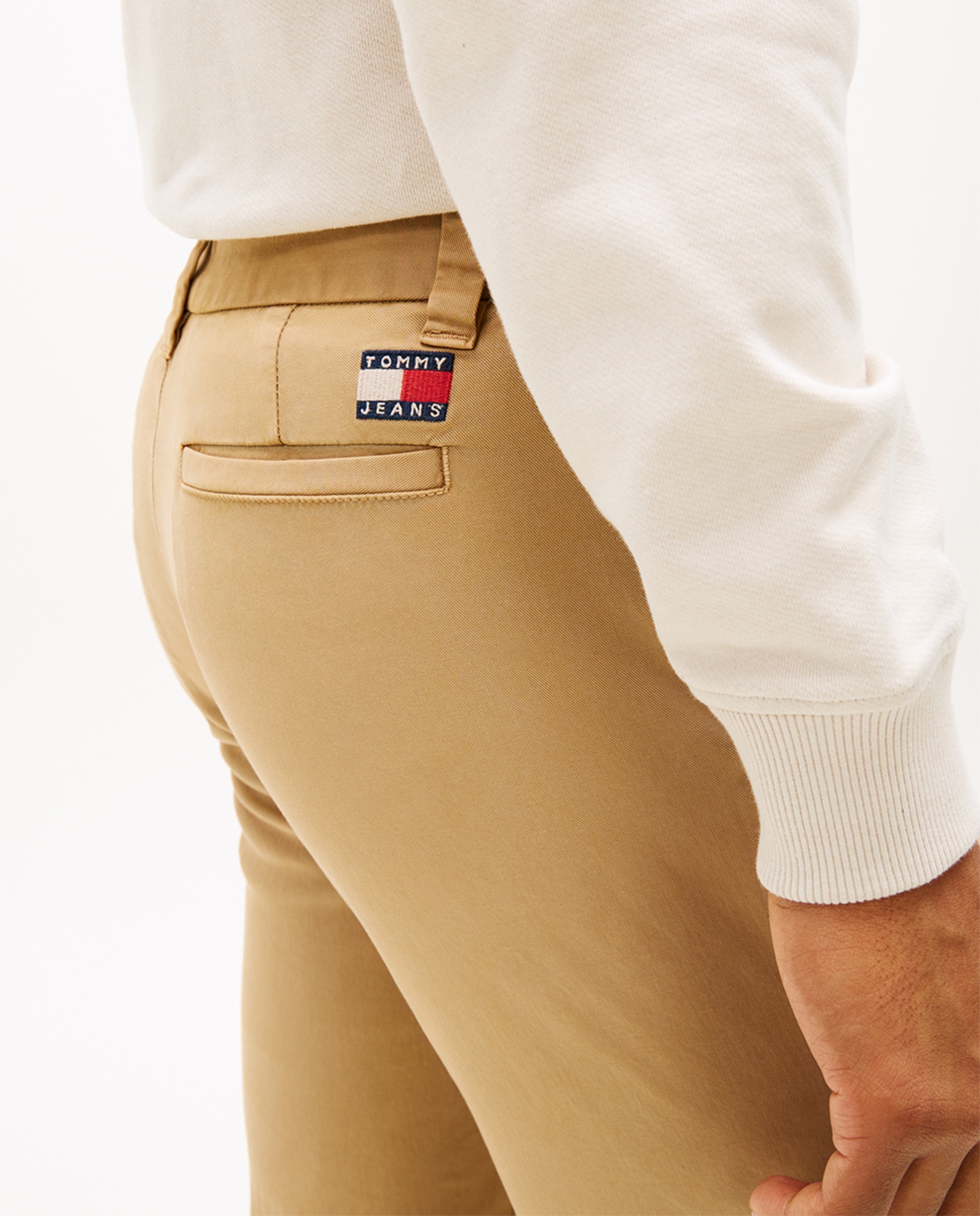 Calças Chino Scanton Slim Fit Castanho-claro-4