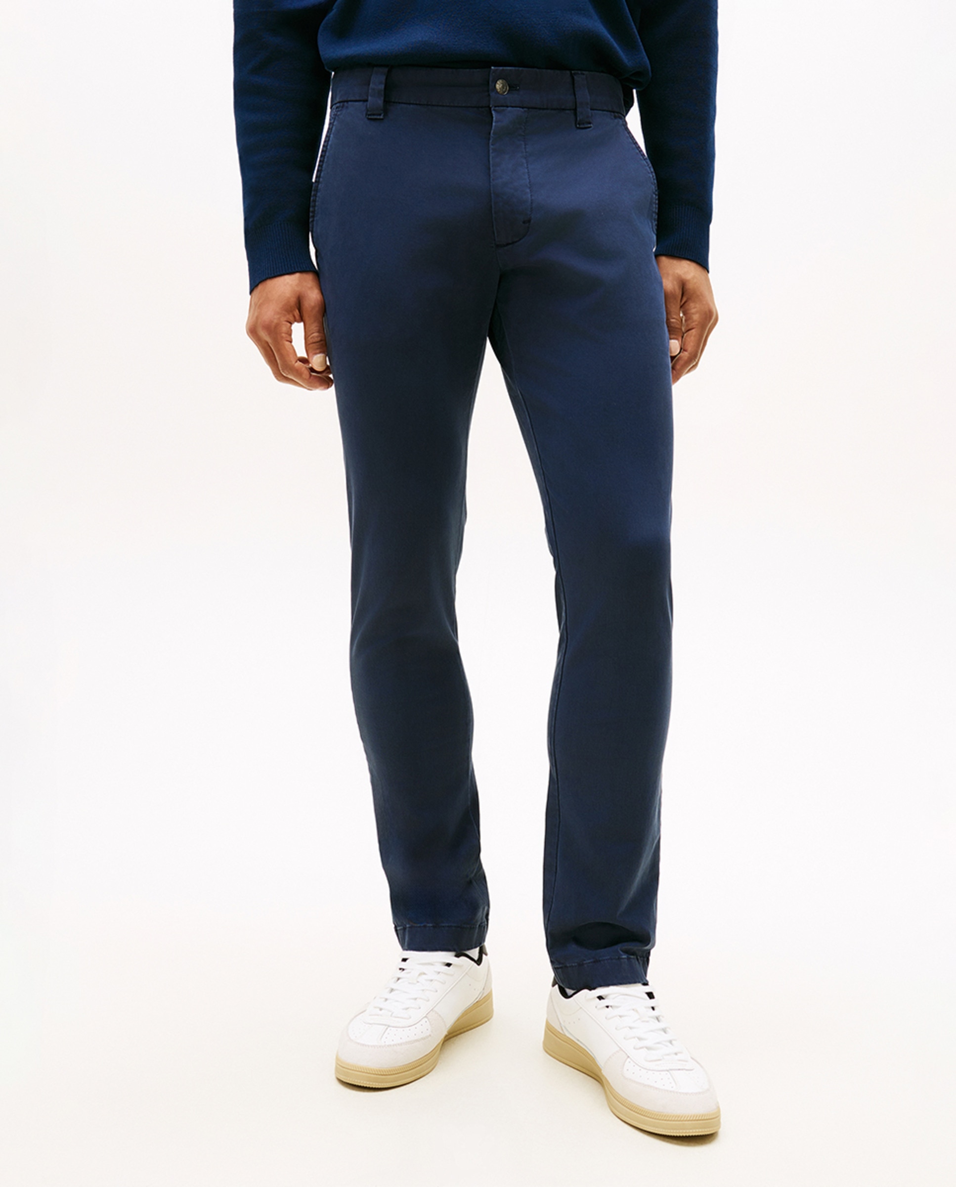 Calças Chino Scanton Slim Fit Azul-marinho-2