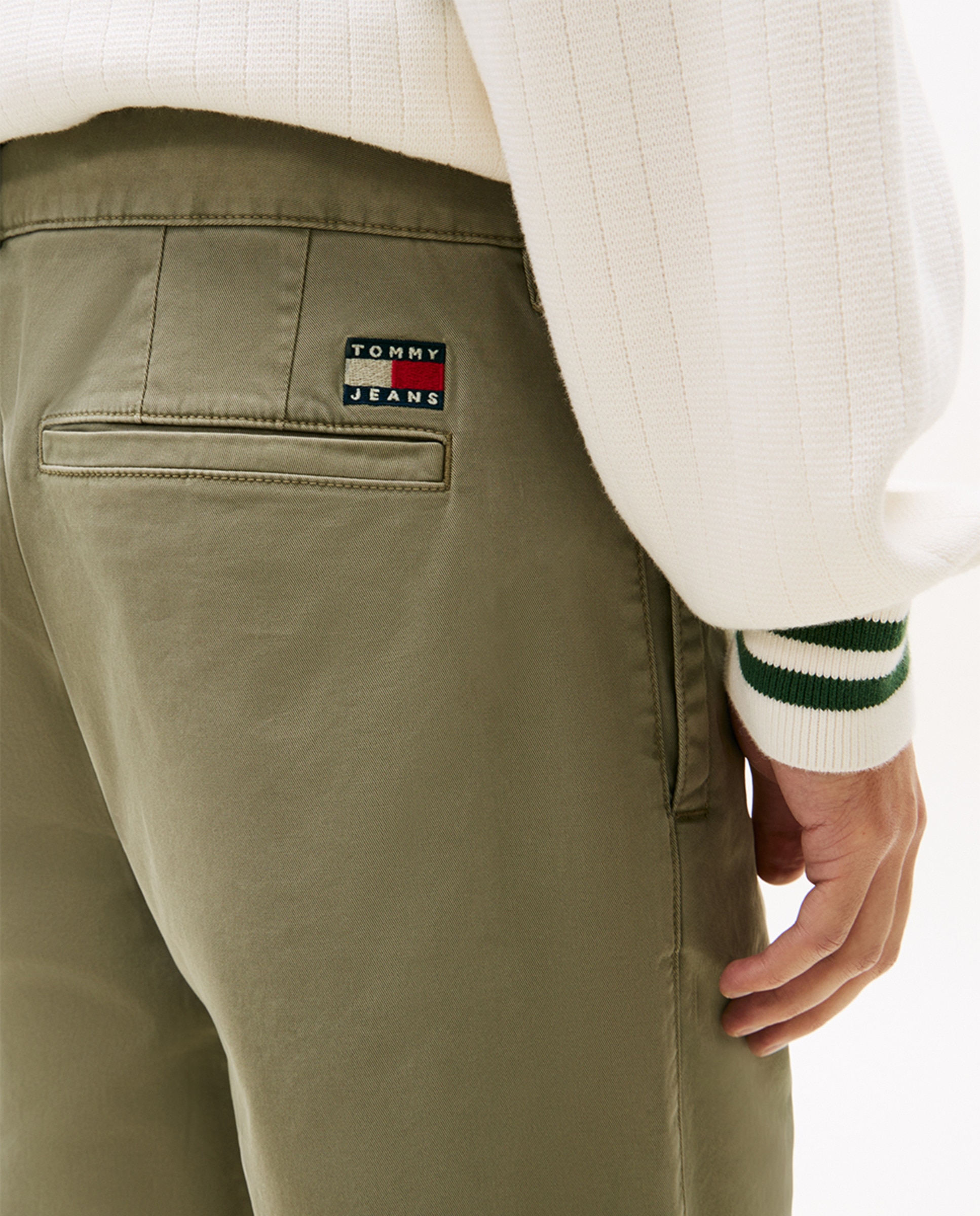 Calções Chino Otis Regular Fit Verde-militar-4