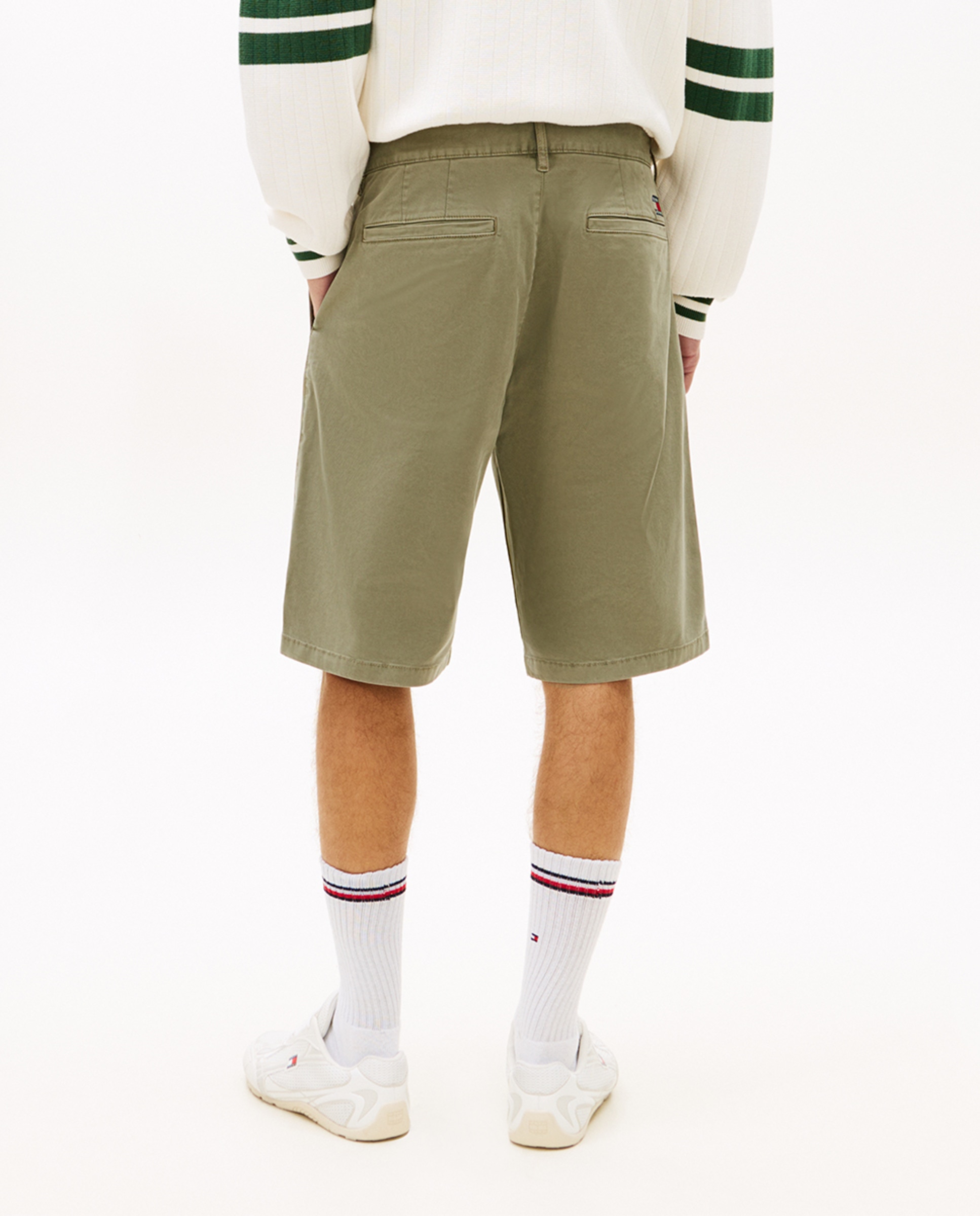 Calções Chino Otis Regular Fit Verde-militar-3