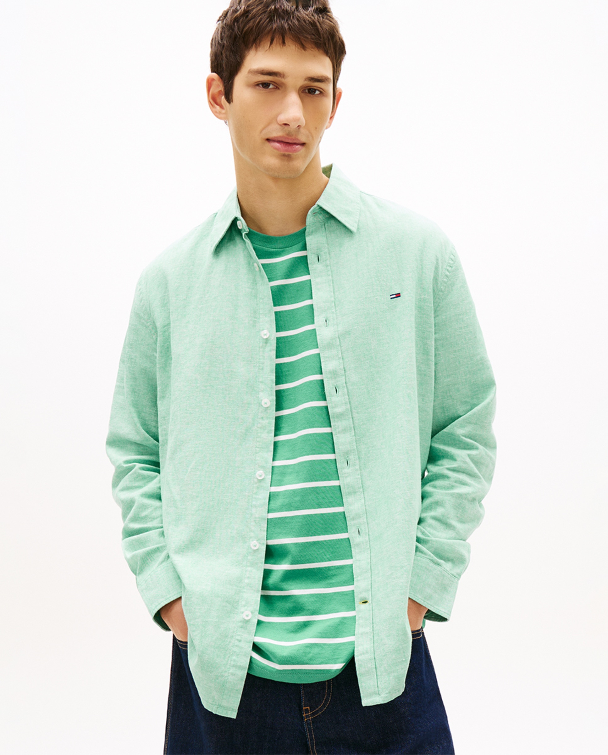 Imagem 0 de Camisa de Linho Regular Fit