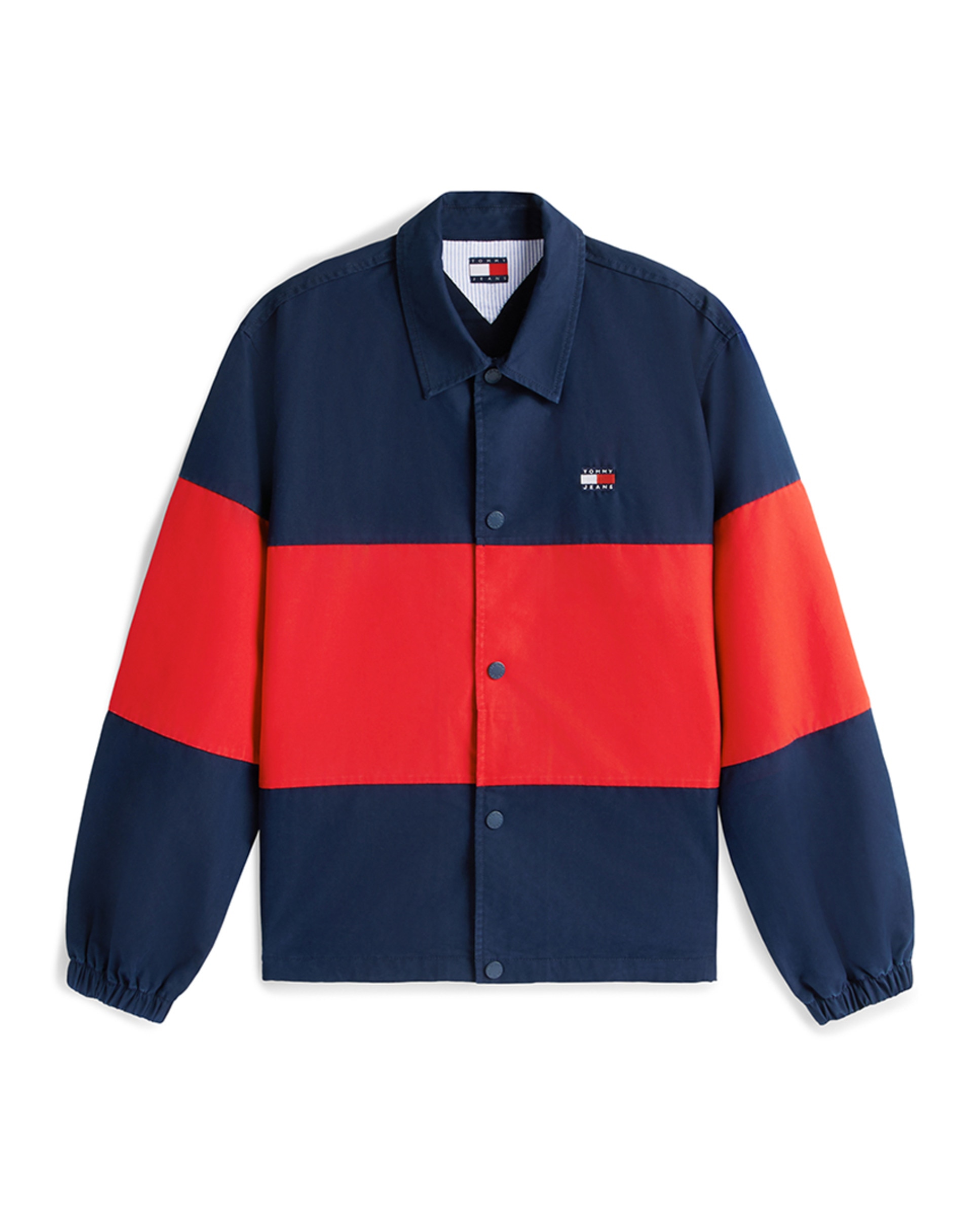 Blusão Tipo Sobrecamisa com Fecho de Botões Azul-marinho-4