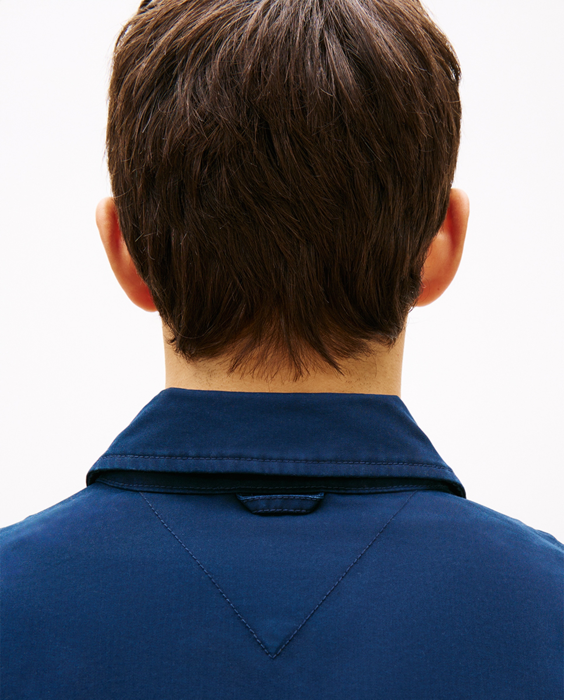Blusão Tipo Sobrecamisa com Fecho de Botões Azul-marinho-3