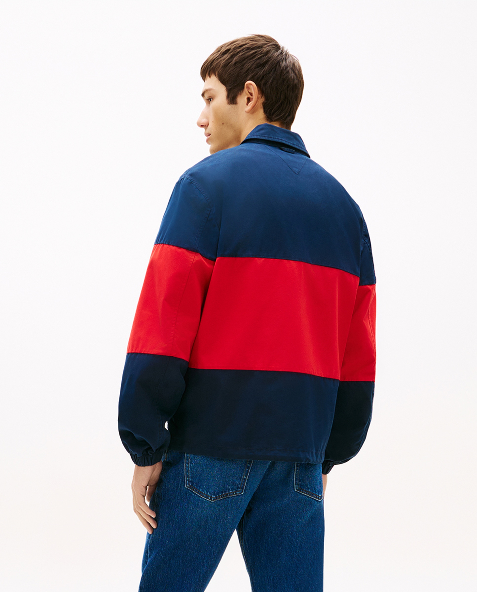 Blusão Tipo Sobrecamisa com Fecho de Botões Azul-marinho-2