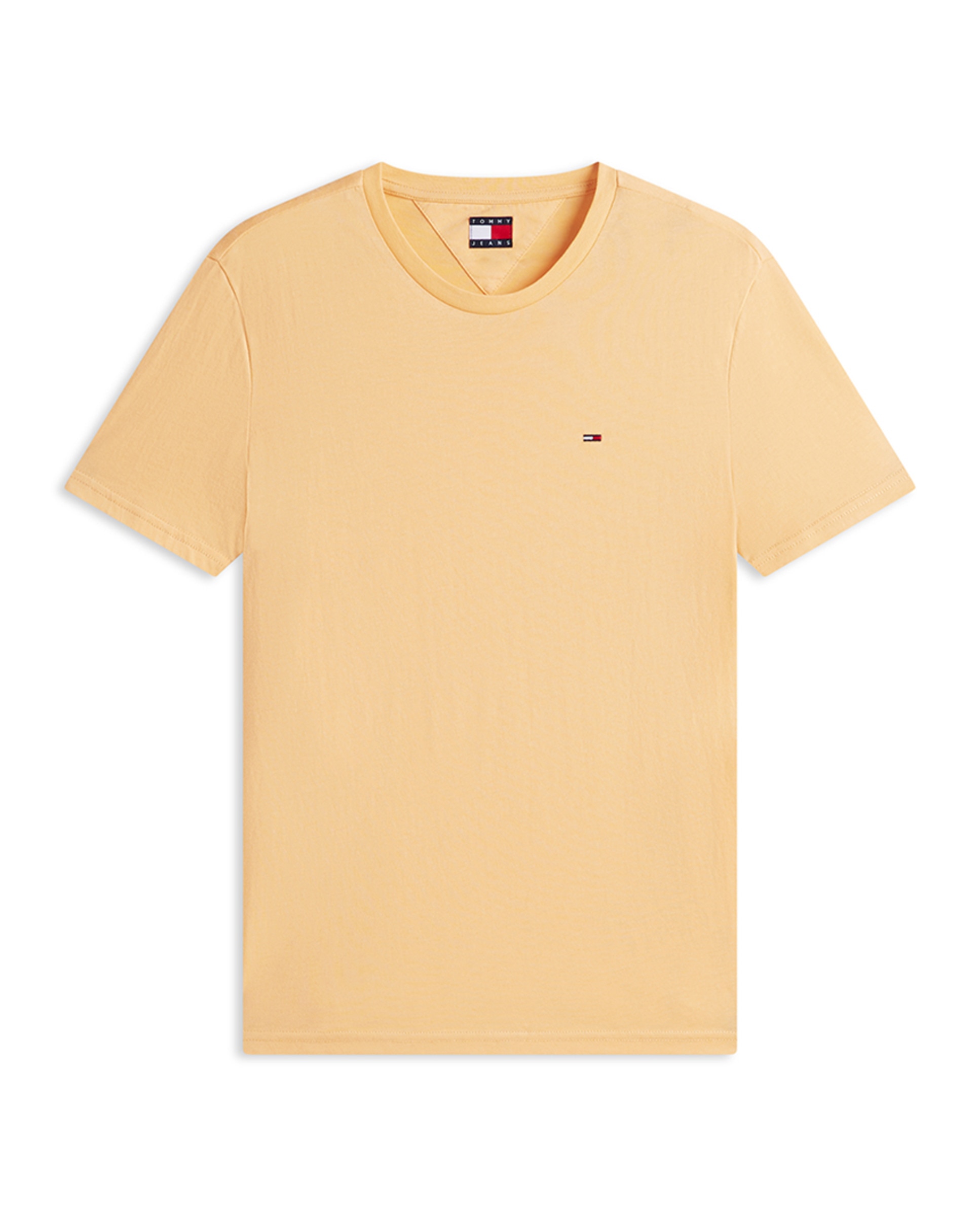 T-shirt Extra Slim Fit com Manga Curta Laranja-4