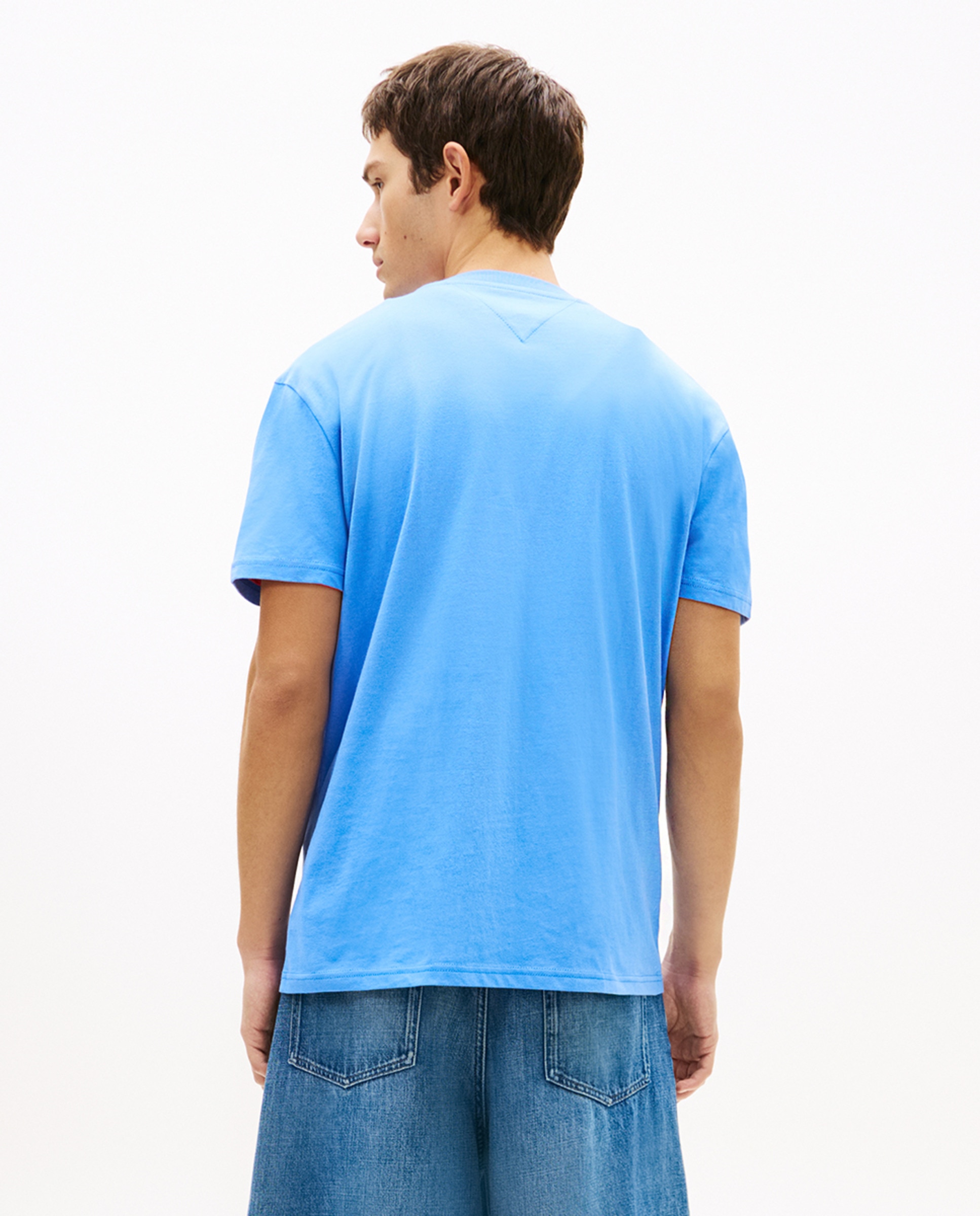 T-shirt Regular Fit de Manga Curta Azul-2