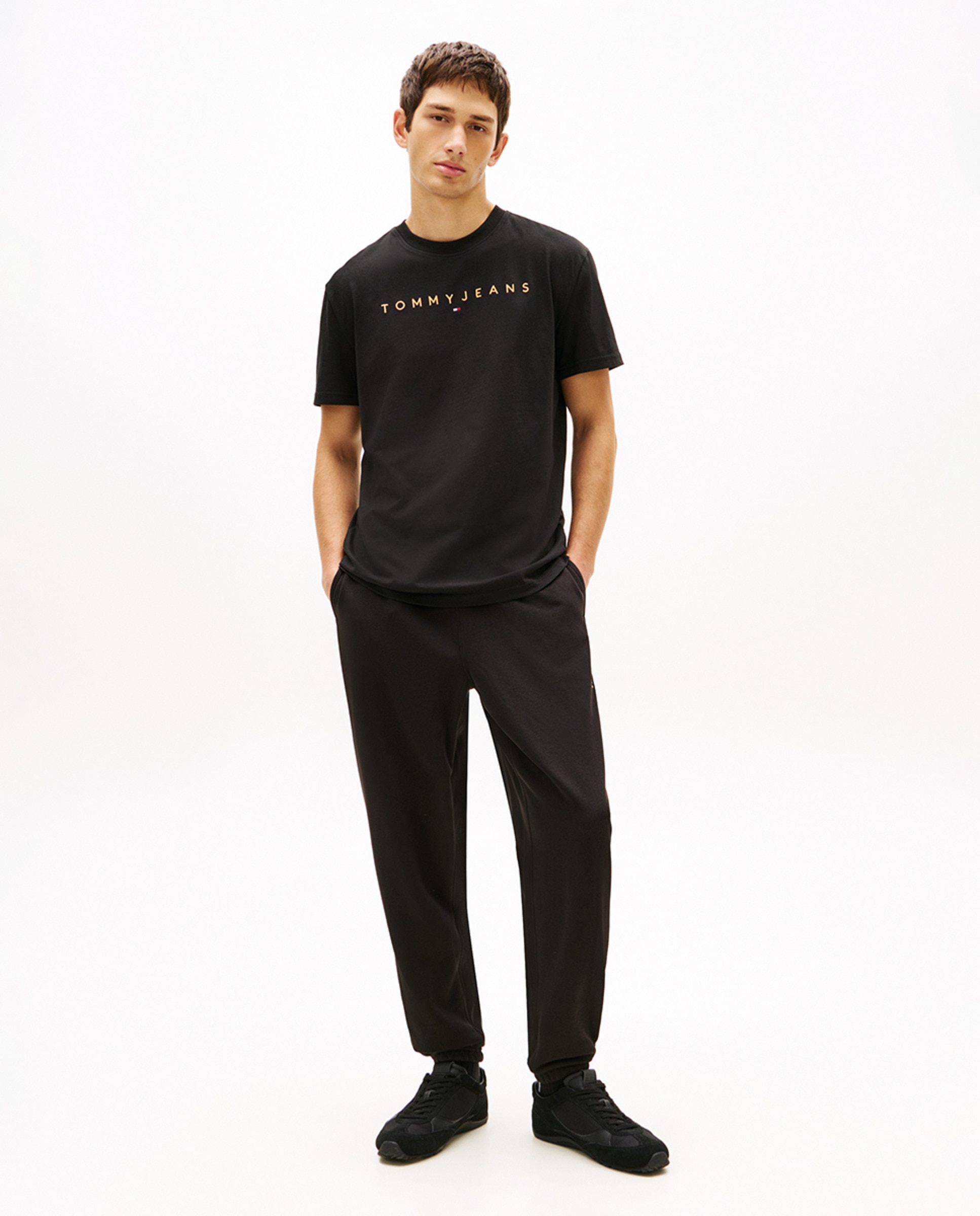 Camiseta de hombre regular fit de manga corta - Tommy Jeans - Negro Negro-5