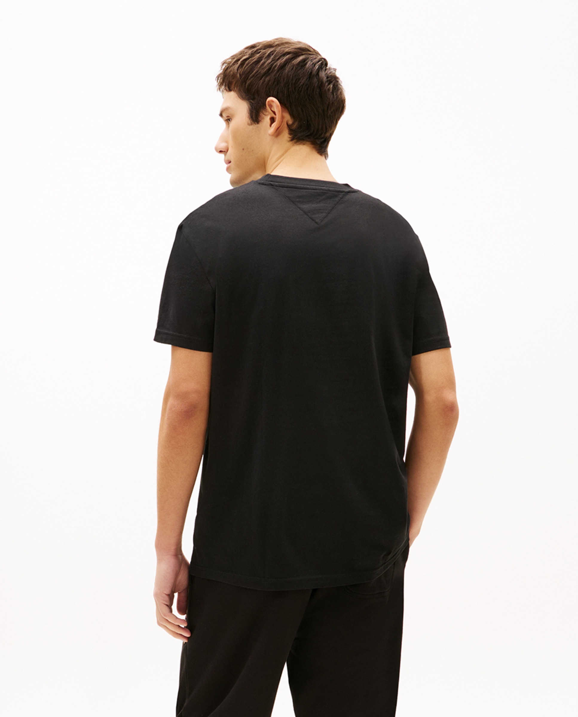 Camiseta de hombre regular fit de manga corta - Tommy Jeans - Negro Negro-2