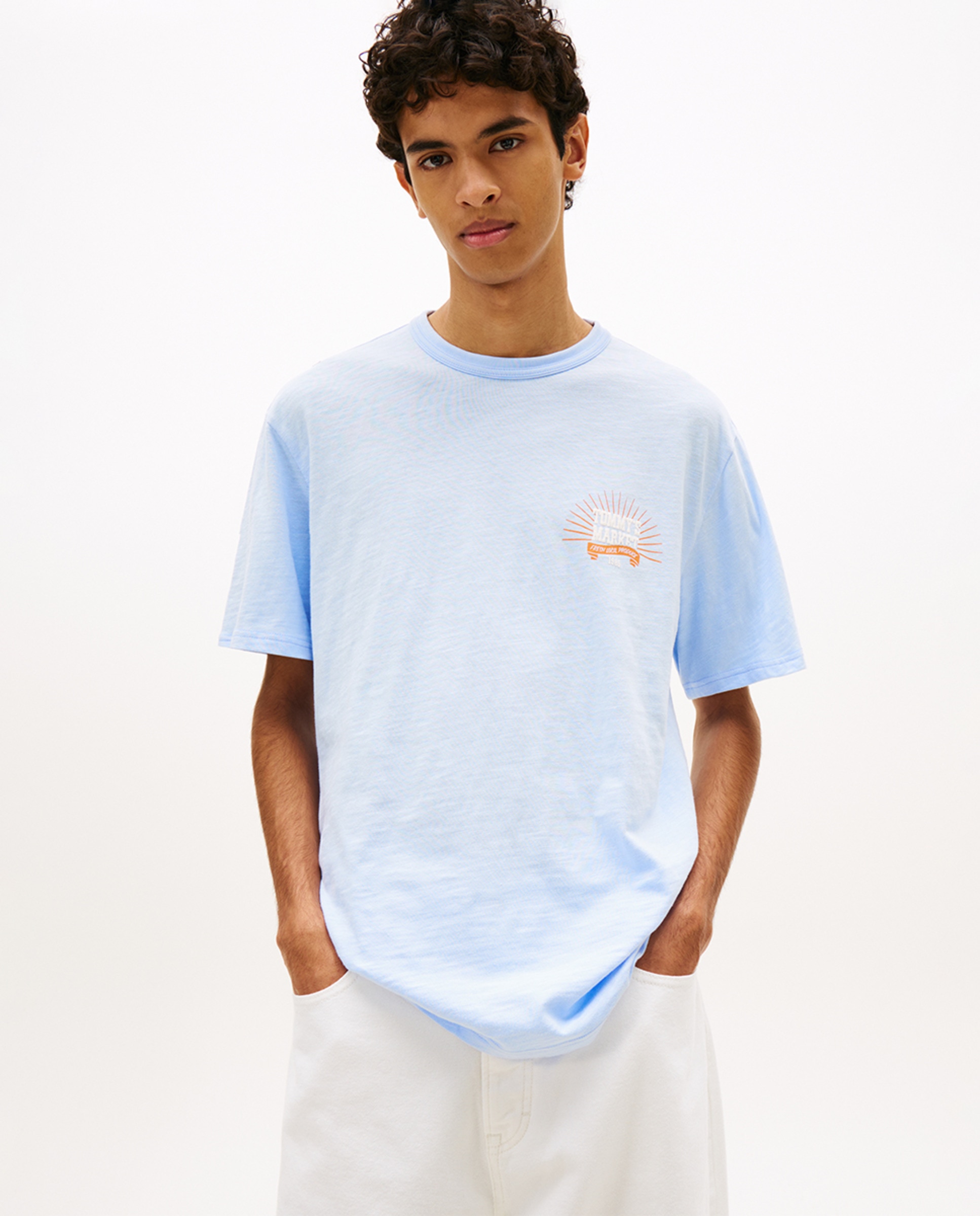 Imagem 0 de T-shirt Relaxed Fit com Manga Curta