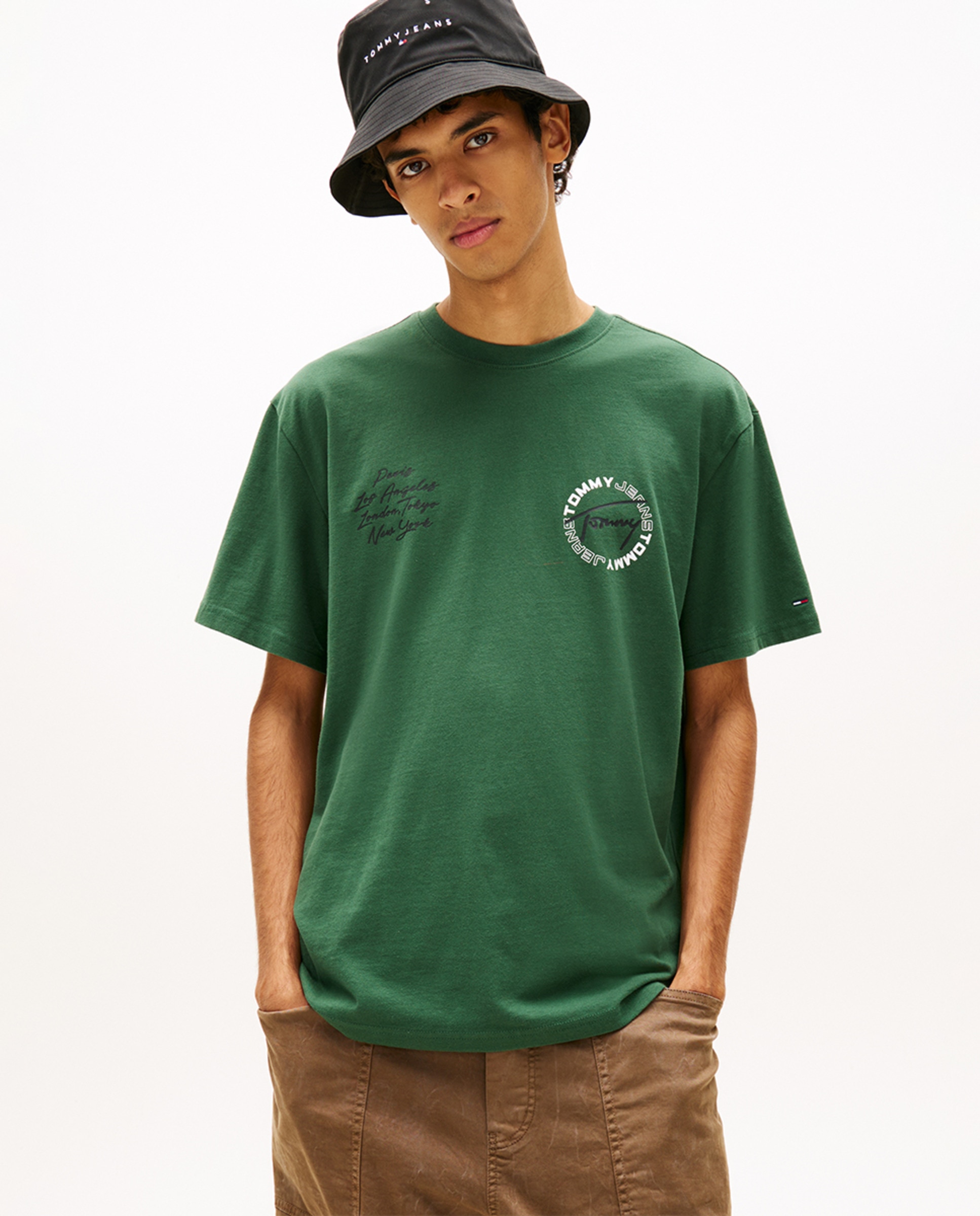 Imagem 0 de T-shirt Relaxed Fit com Manga Curta