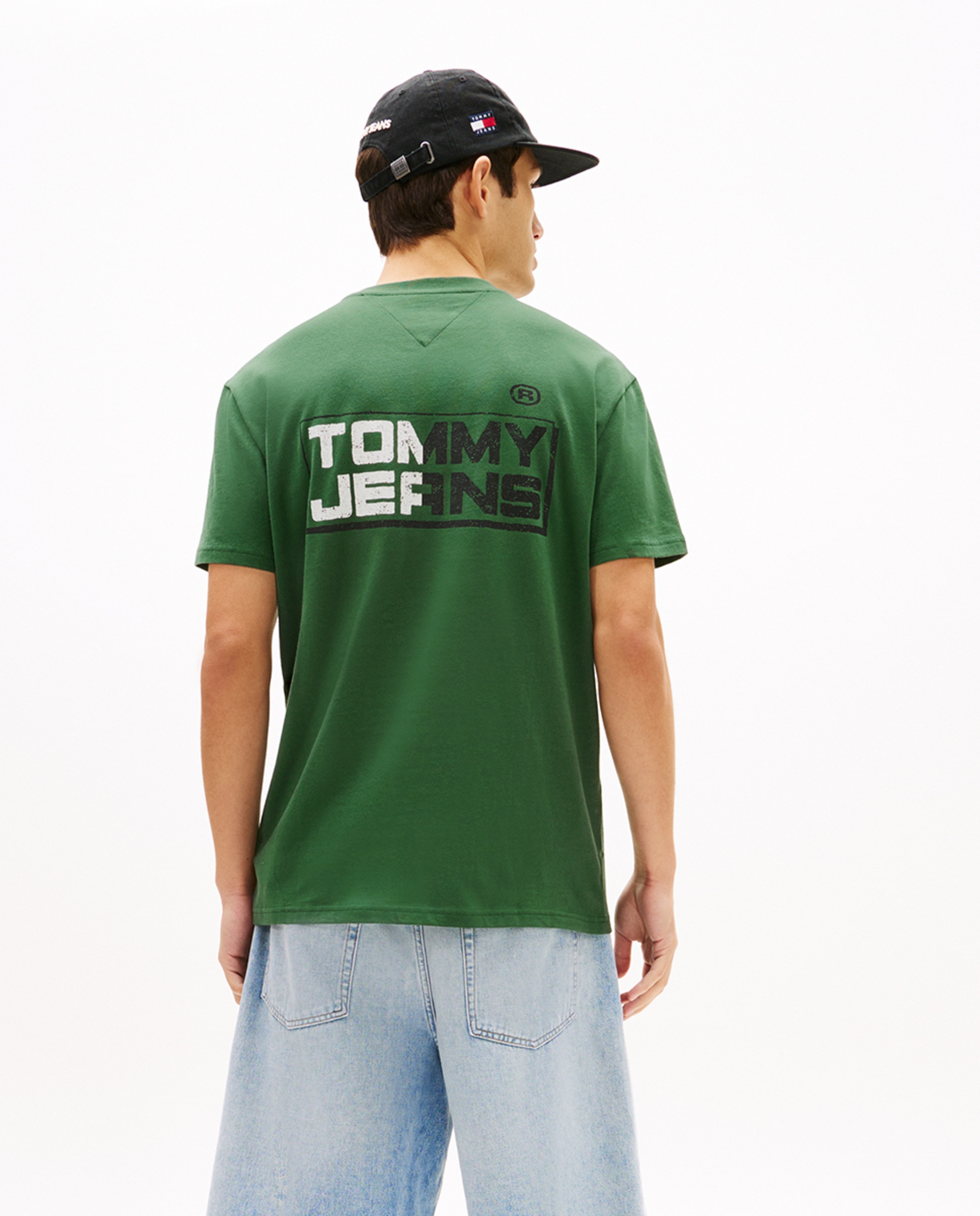 T-shirt Regular Fit de Manga Curta Verde-escuro-2
