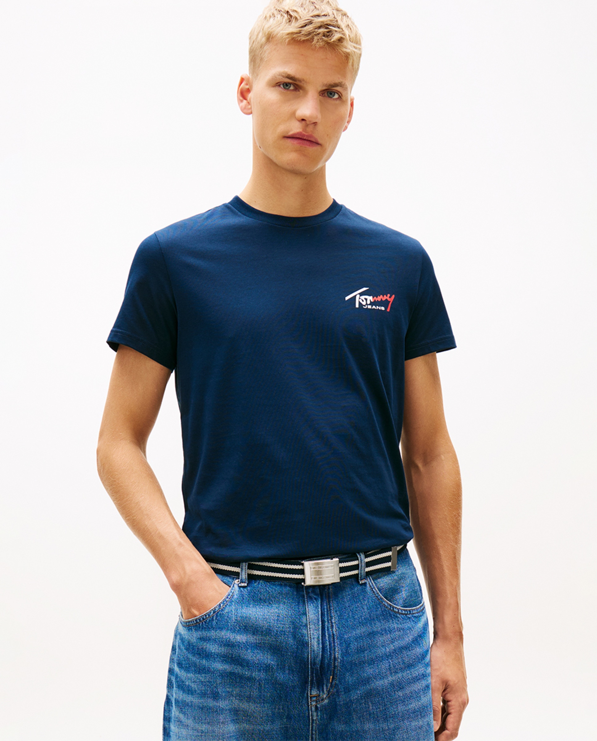 Imagem 0 de T-shirt Slim Fit com Manga Curta