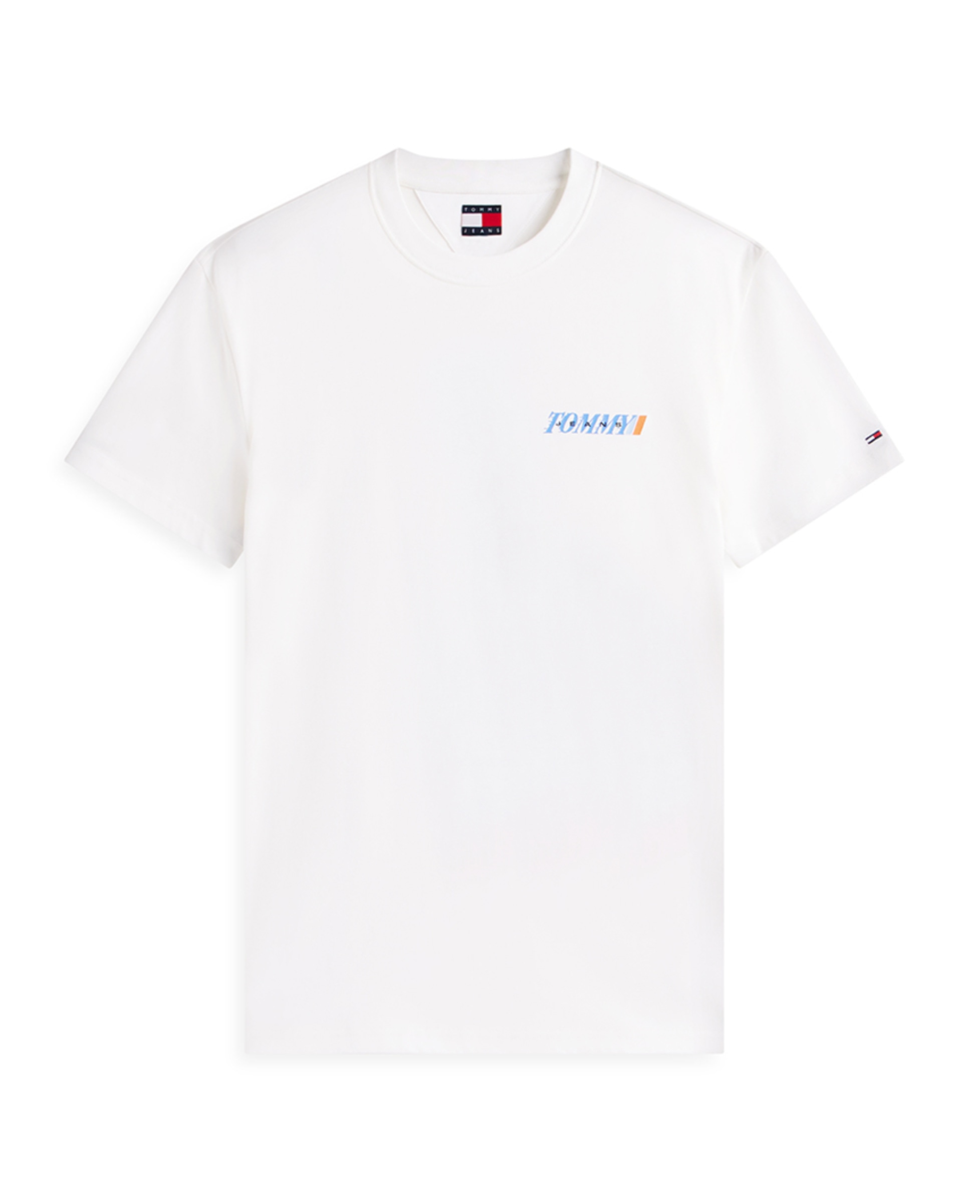T-shirt Regular Fit de Manga Curta Branco-4