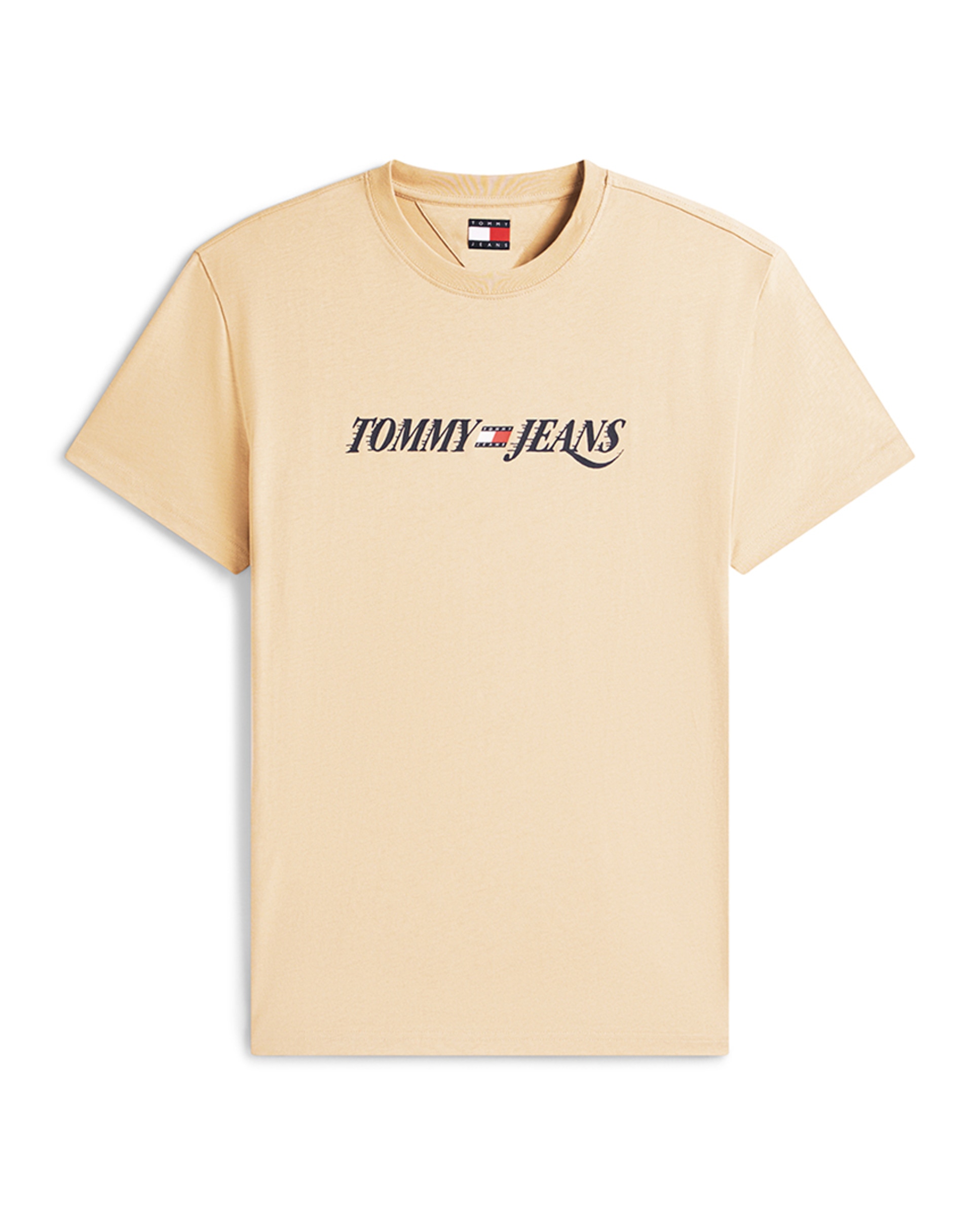 T-shirt Regular Fit de Manga Curta Bege-4