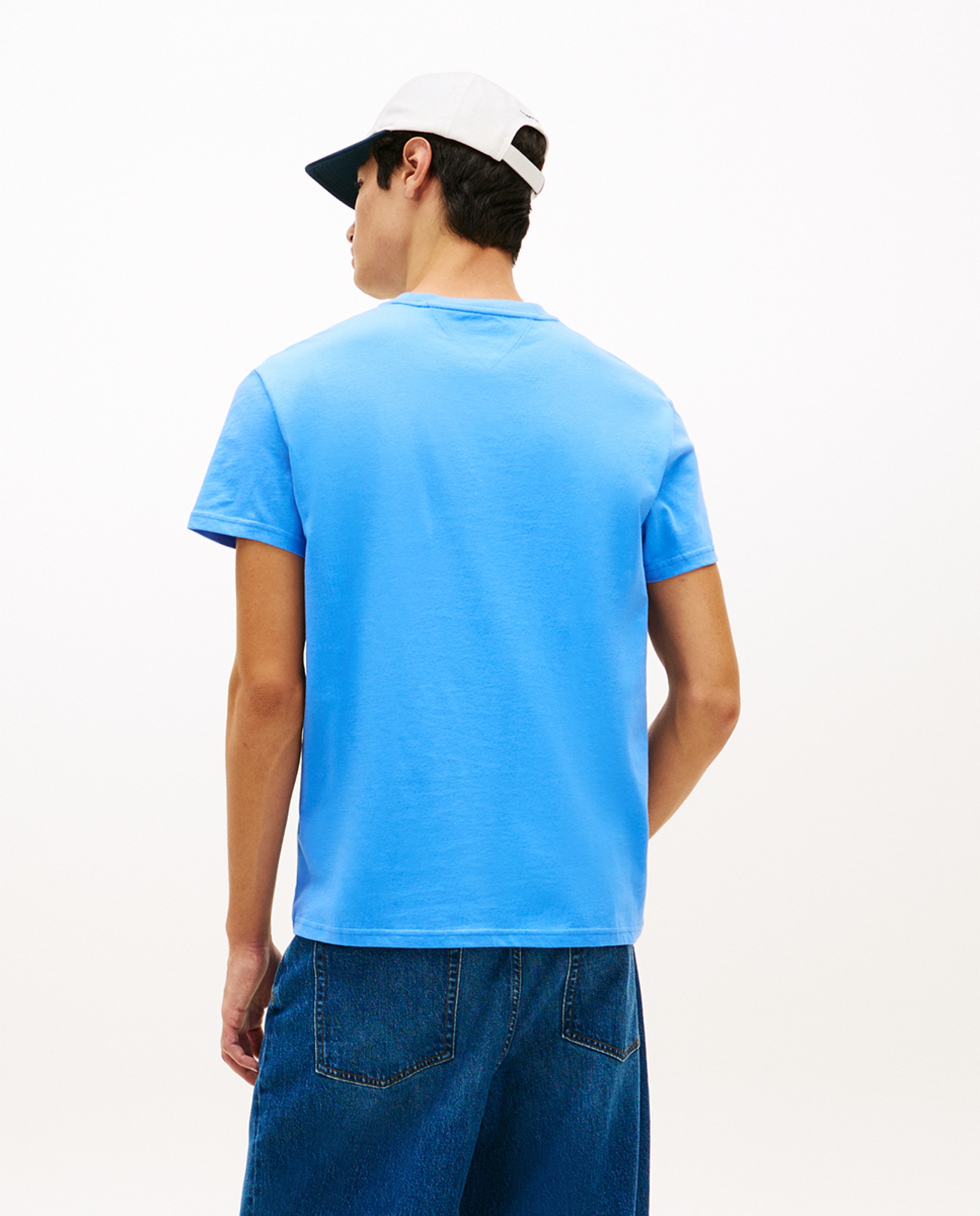 T-shirt Regular Fit de Manga Curta Azul-2