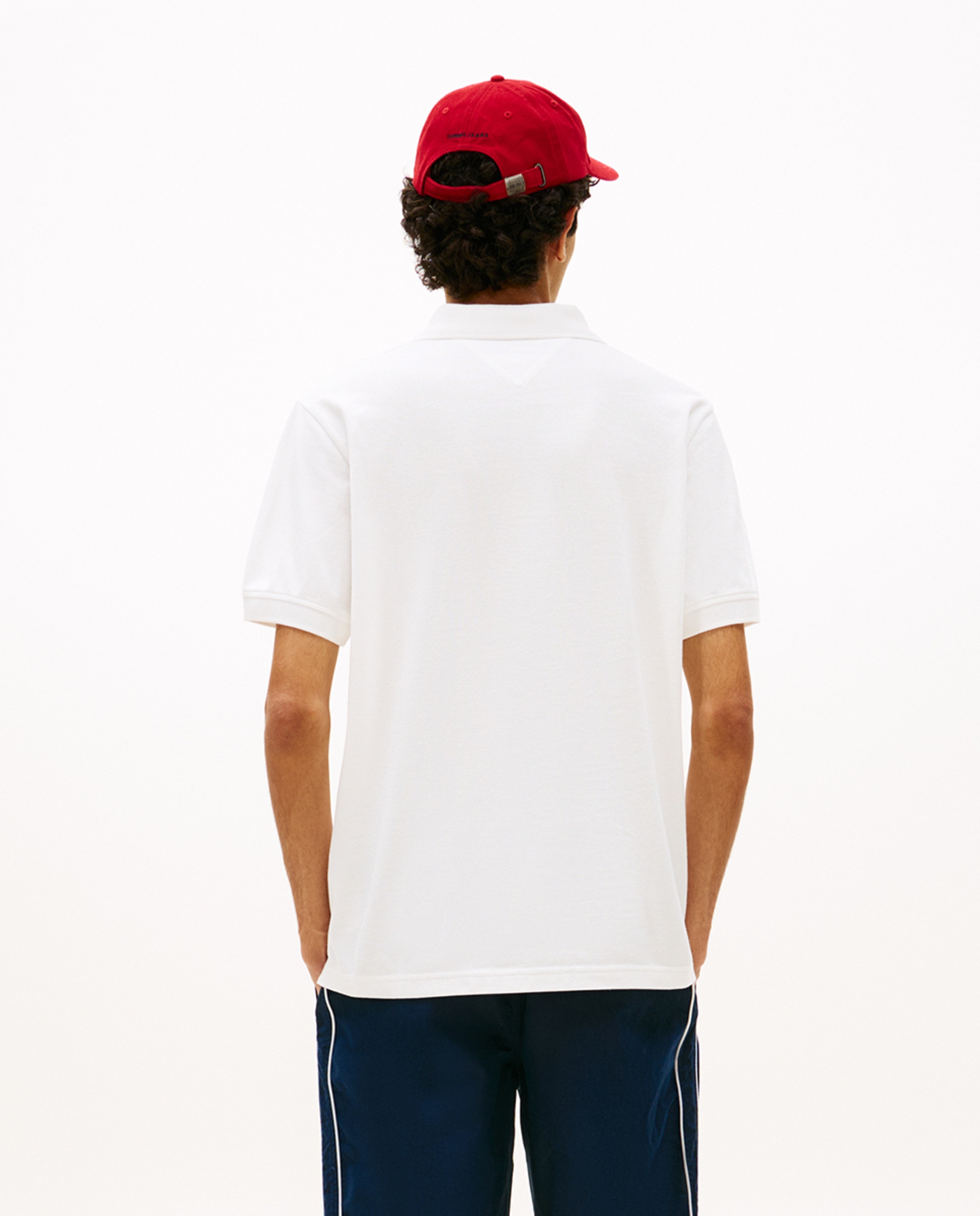 Polo Básico Regular Fit com Manga Curta Branco-2