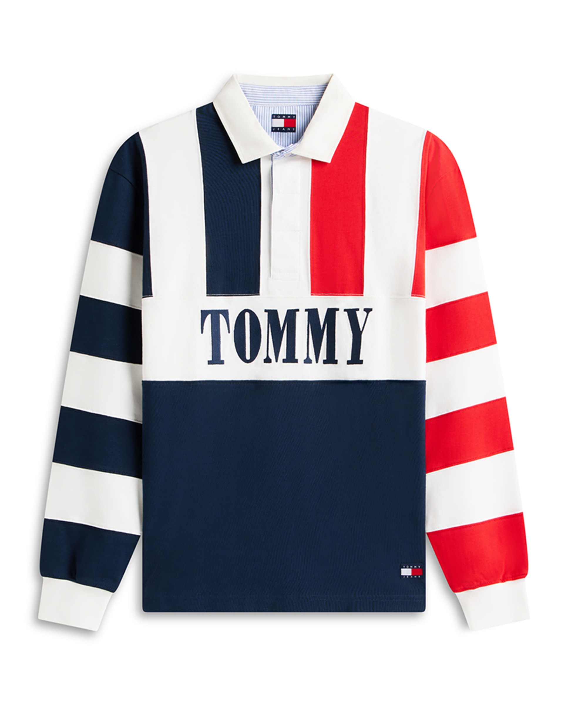 Polo Tipo Rugby Relaxed Fit Azul-marinho-4