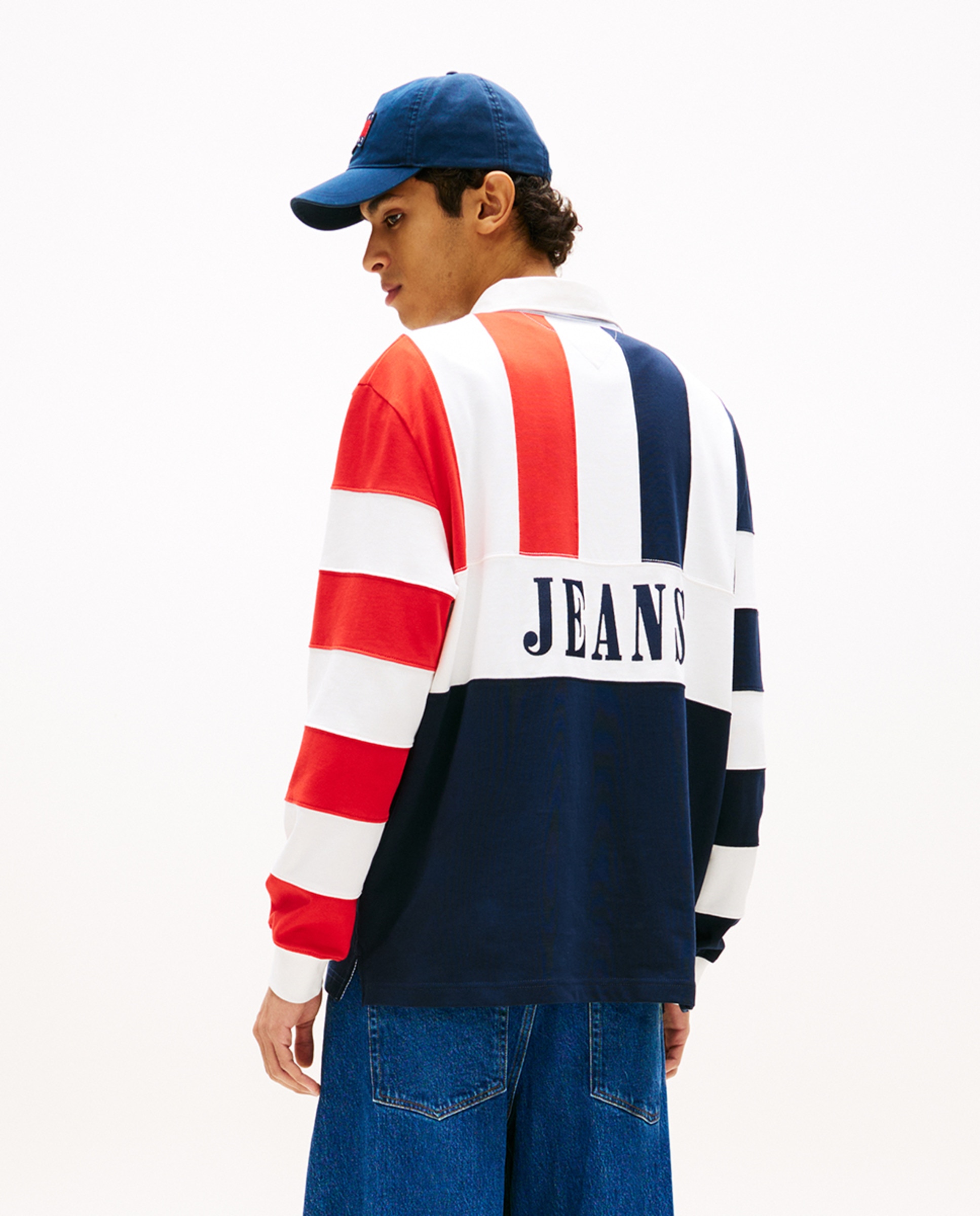 Polo Tipo Rugby Relaxed Fit Azul-marinho-2