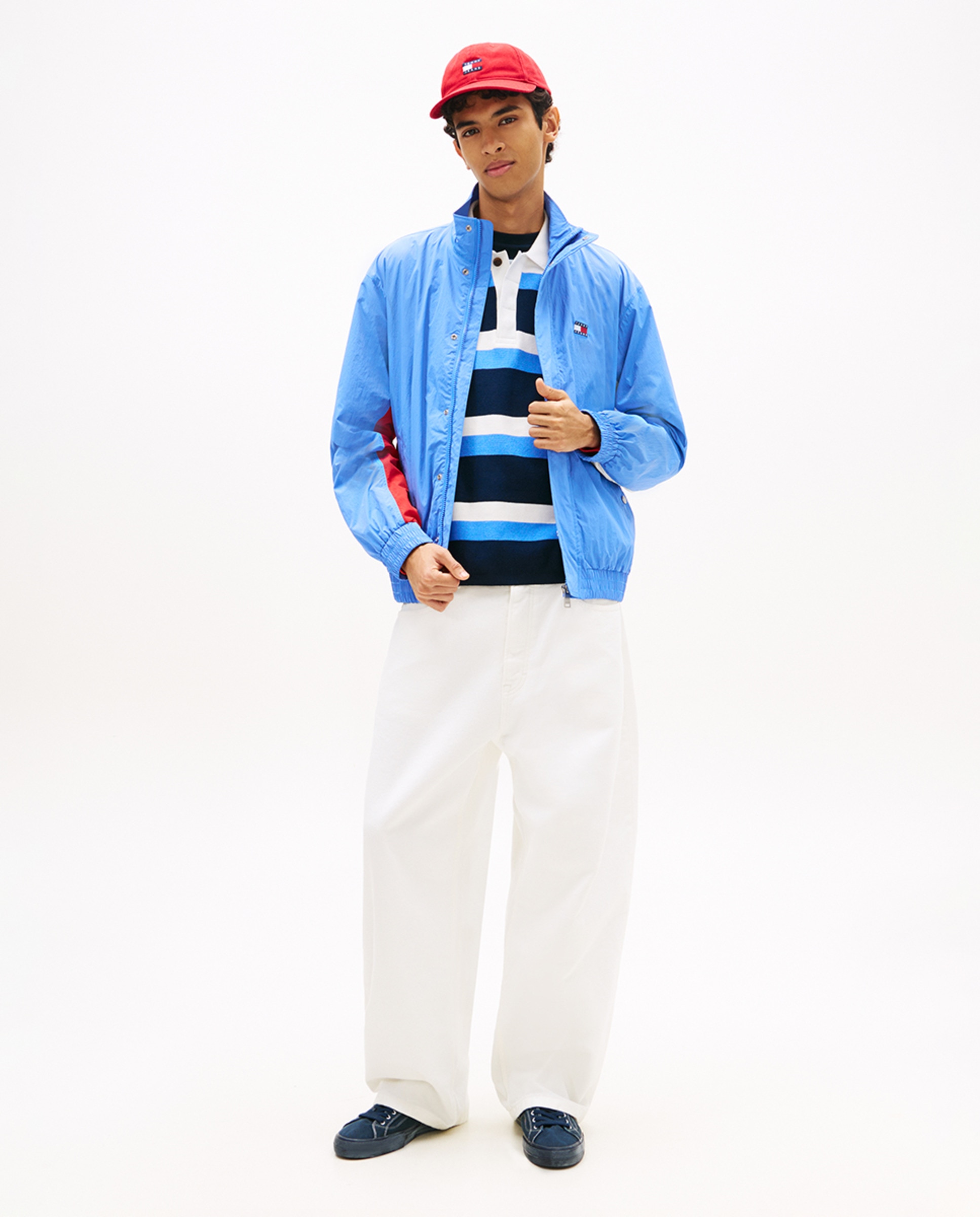 Casaco Tipo Blusão Bomber Regular Fit Azul-7