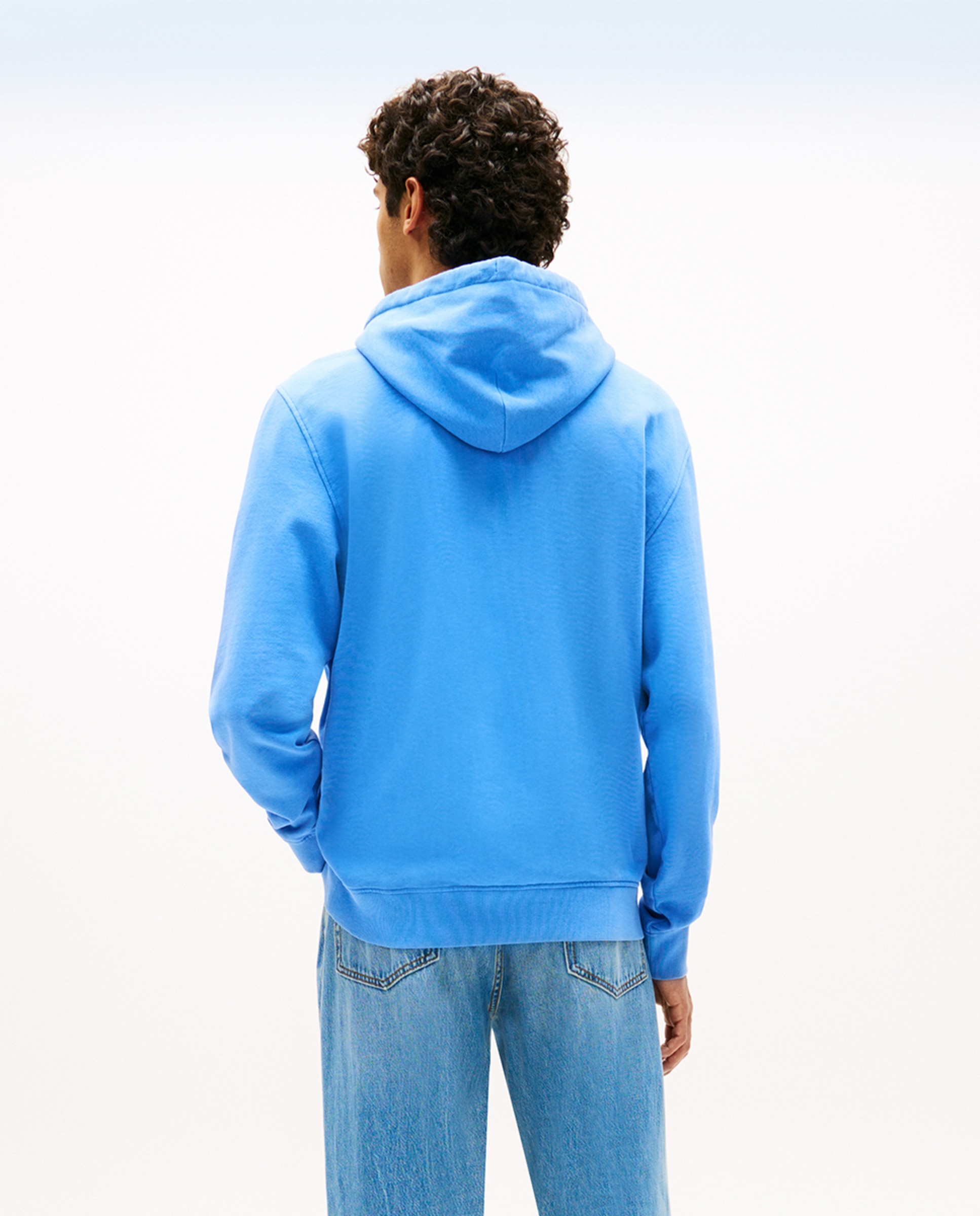 Sweatshirt regular fit com capuz Azul-2