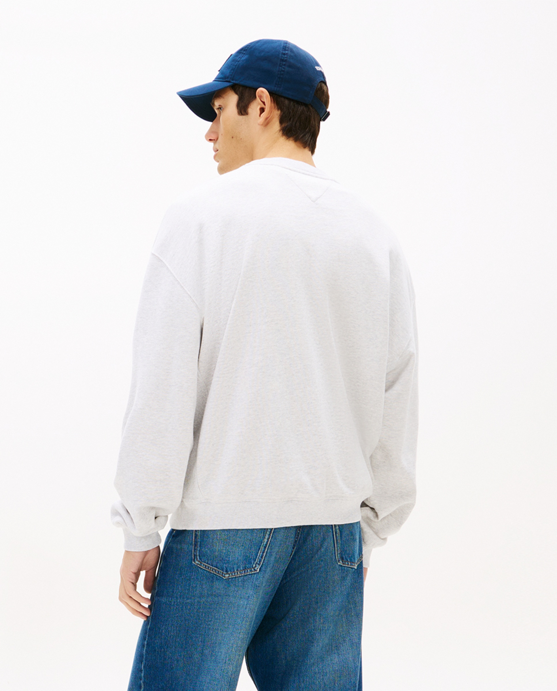 Sweatshirt de Gola Redonda 90s Fit Cinzento-claro-2