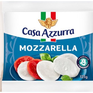Queijo fresco Mozzarella unidade 100 g - Casa Azzurra
