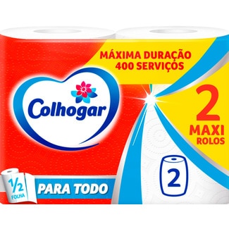 Rolo Cozinha Paratodo XXL Triplo com Meia Folha embalagem 2 unidades - Colhogar