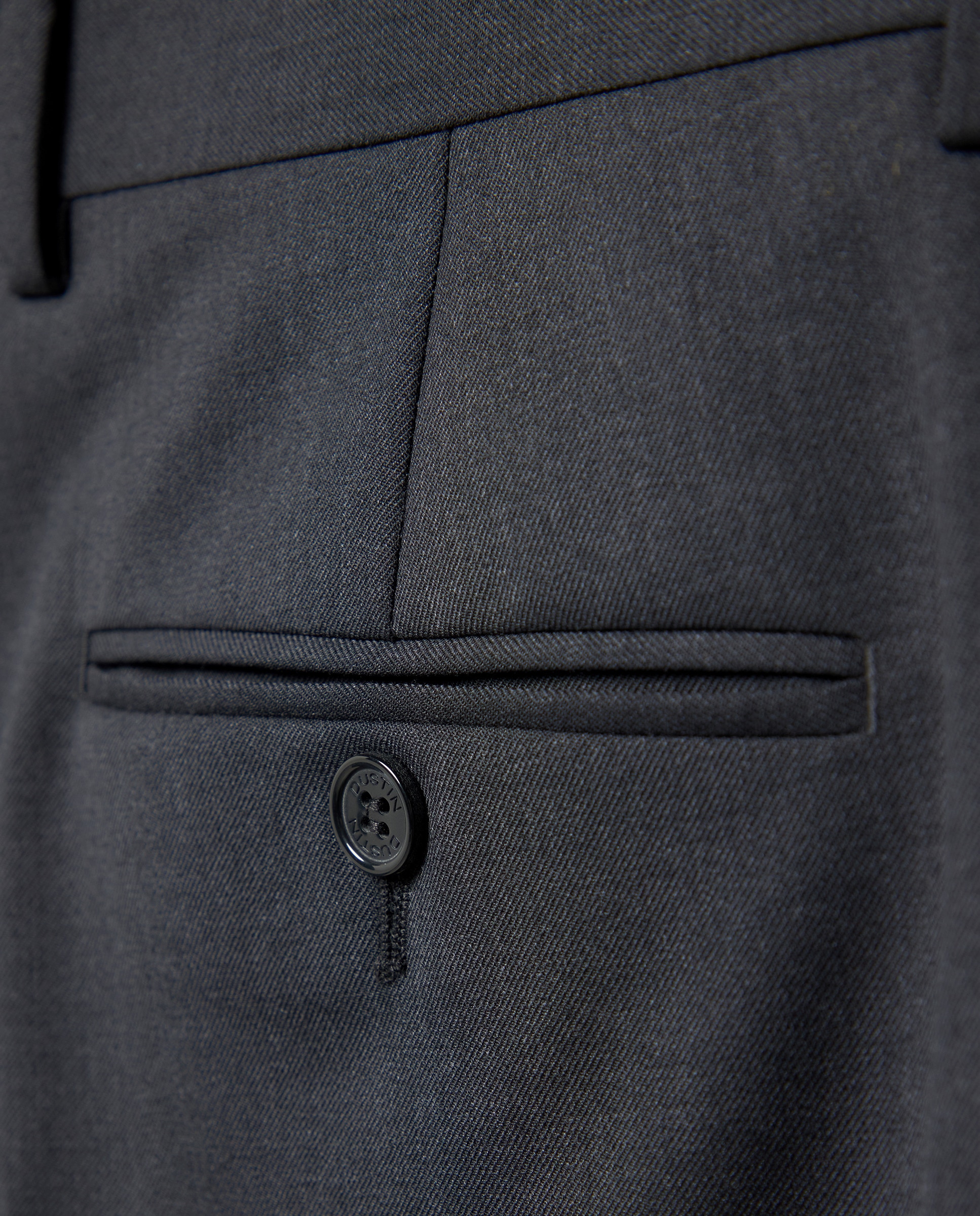 Calças de Fato Separate Regular com Lavagem Cinzento-5