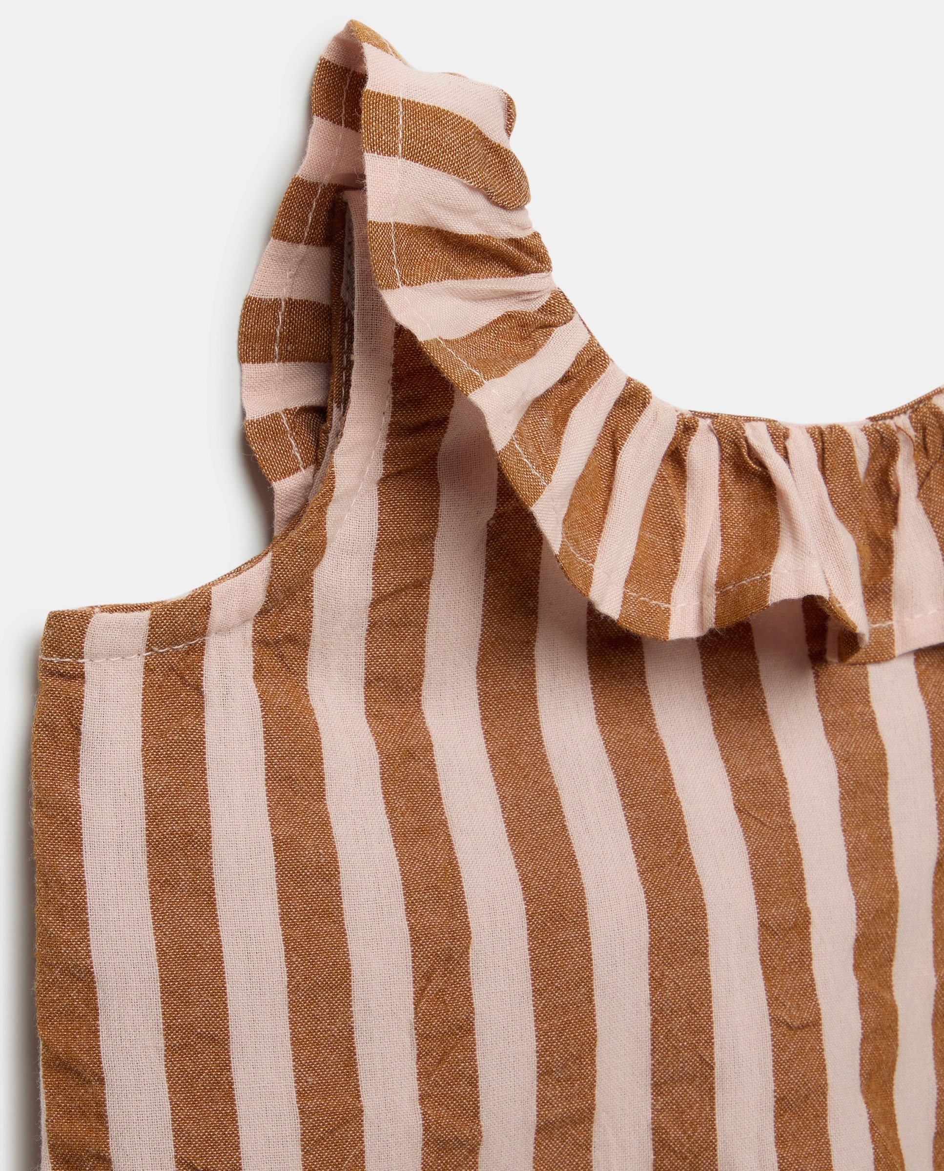 Blusa bebé niña rayas set 660 Naranja-3