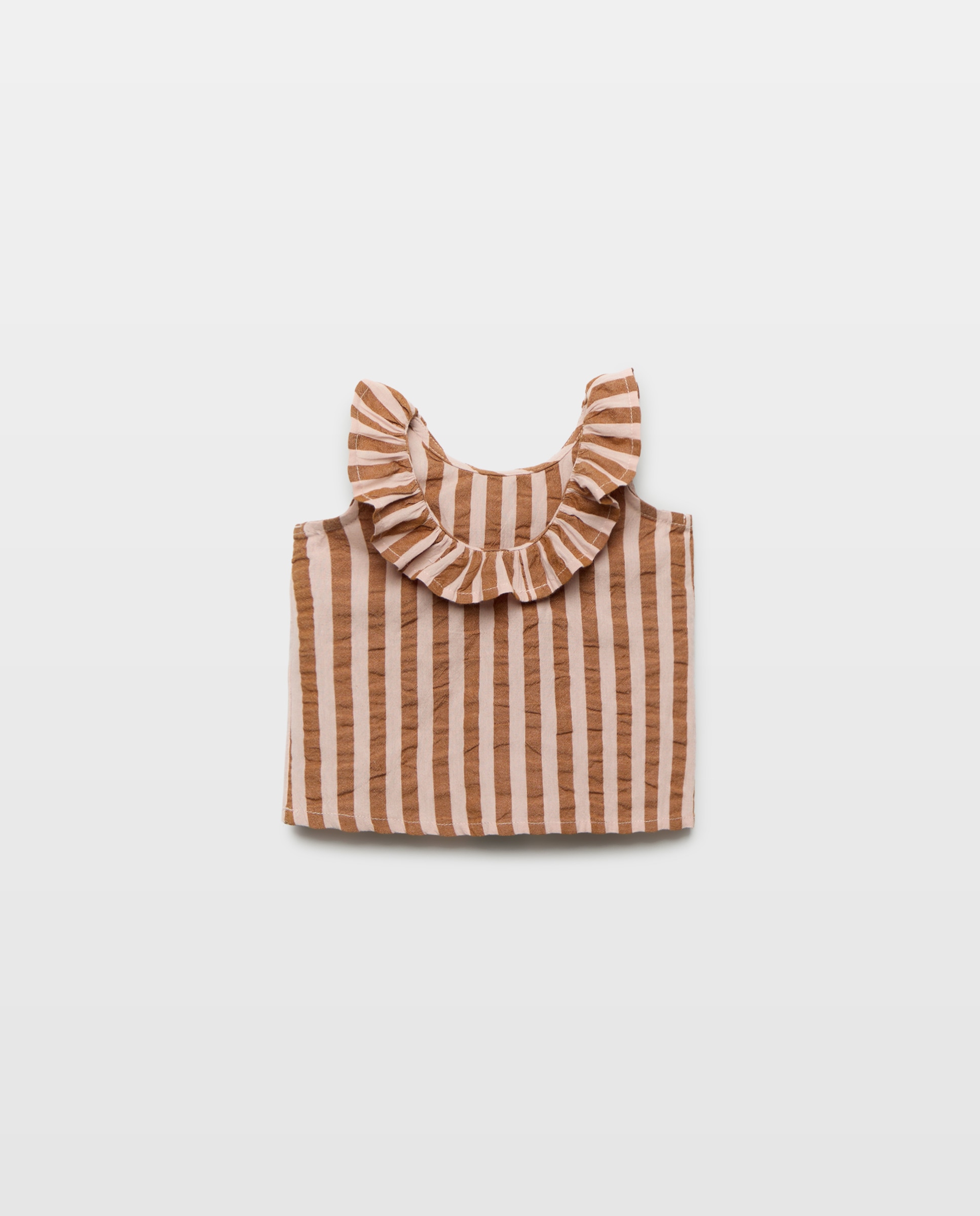 Blusa bebé niña rayas set 660 Naranja-2